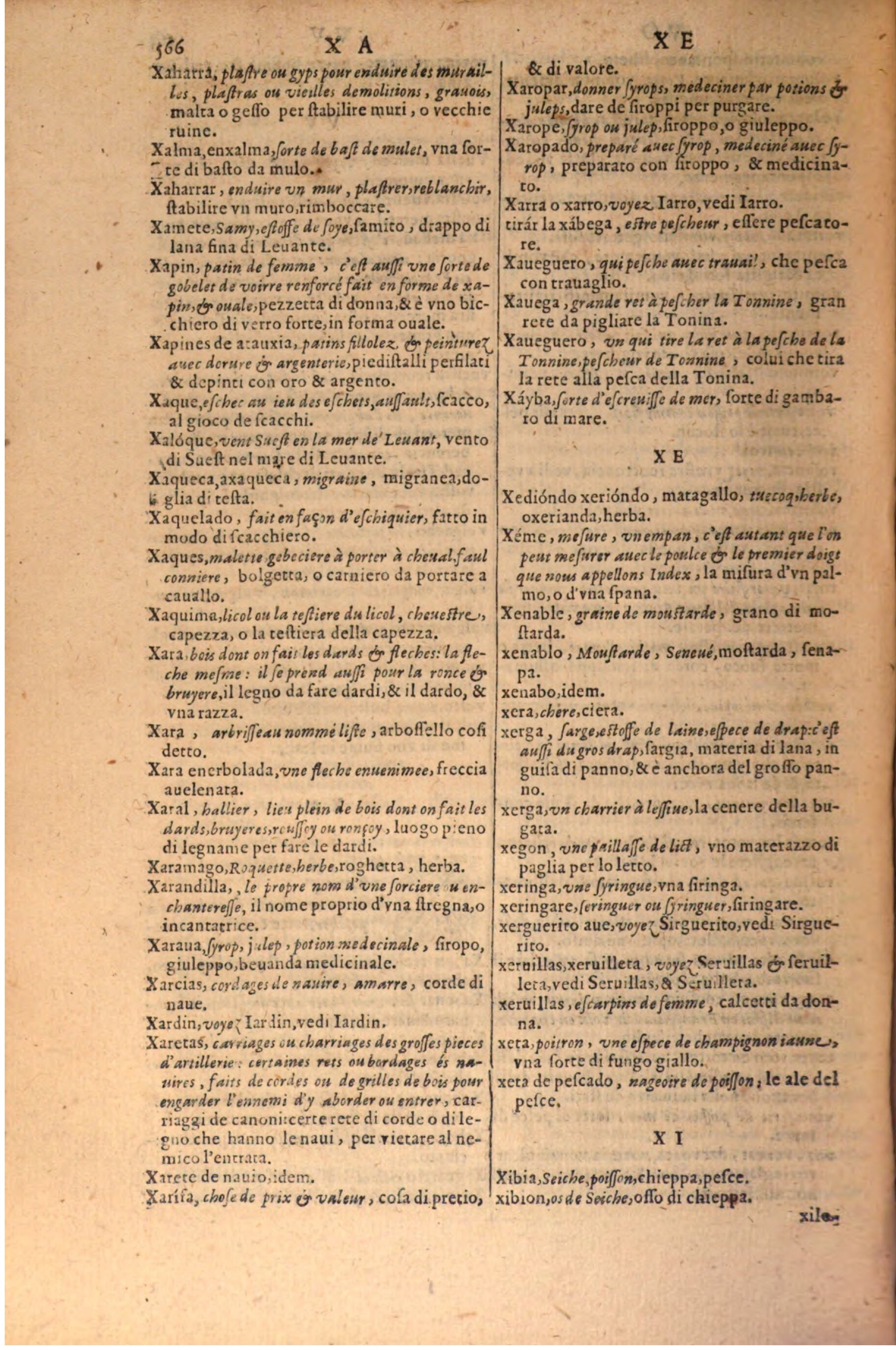 1606 - Samuel Crespin - Thresor des trois langues, francoise, italiene et espagnolle - BSB Munich