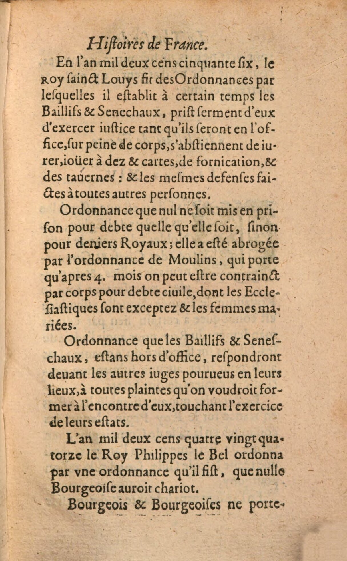 1639 - Jean Corrozet - Trésor des histoires de France - BSB Munich