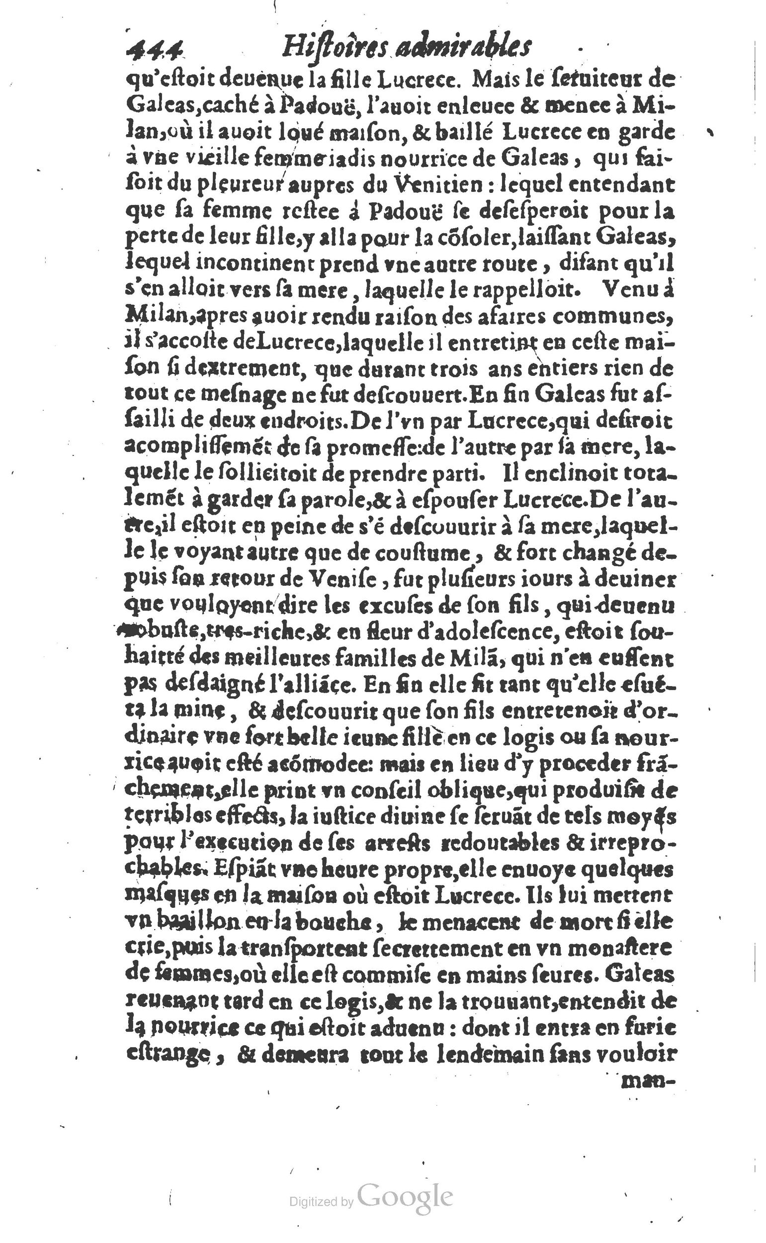 1610 - Paul Marceau - Trésor d’histoires admirables et mémorables - Princeton