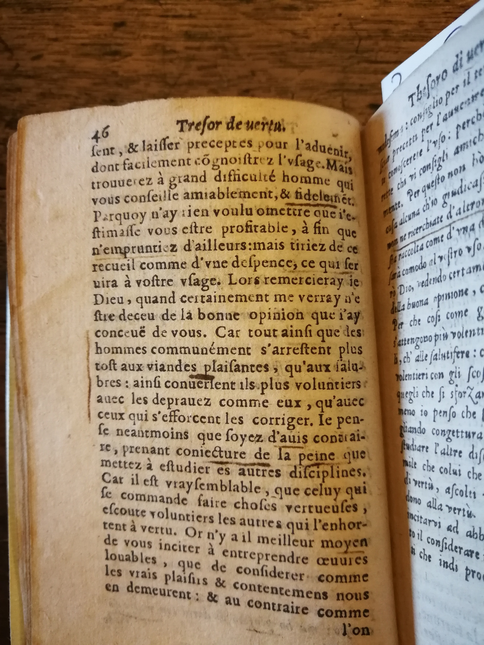 1576 - Benoît Rigaud - Trésor de vertu - BNC Florence 1576 - Benoît Rigaud - Trésor de vertu - BNC Florence