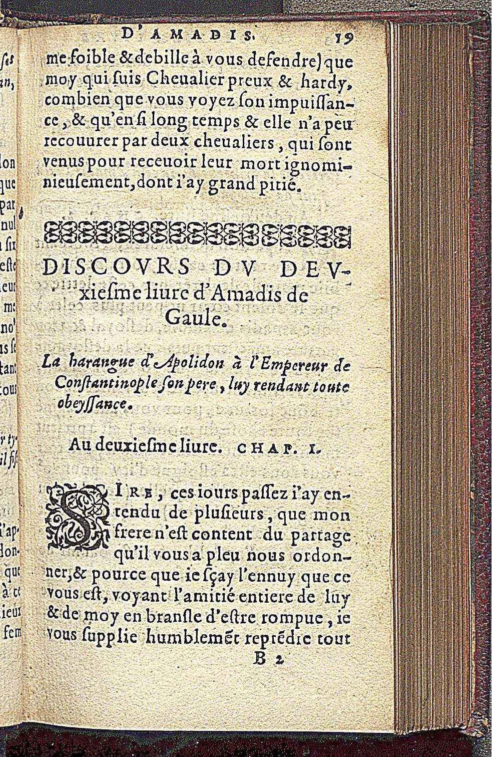 1573 - Olivier de Harsy - Trésor des Amadis - Edimbourg