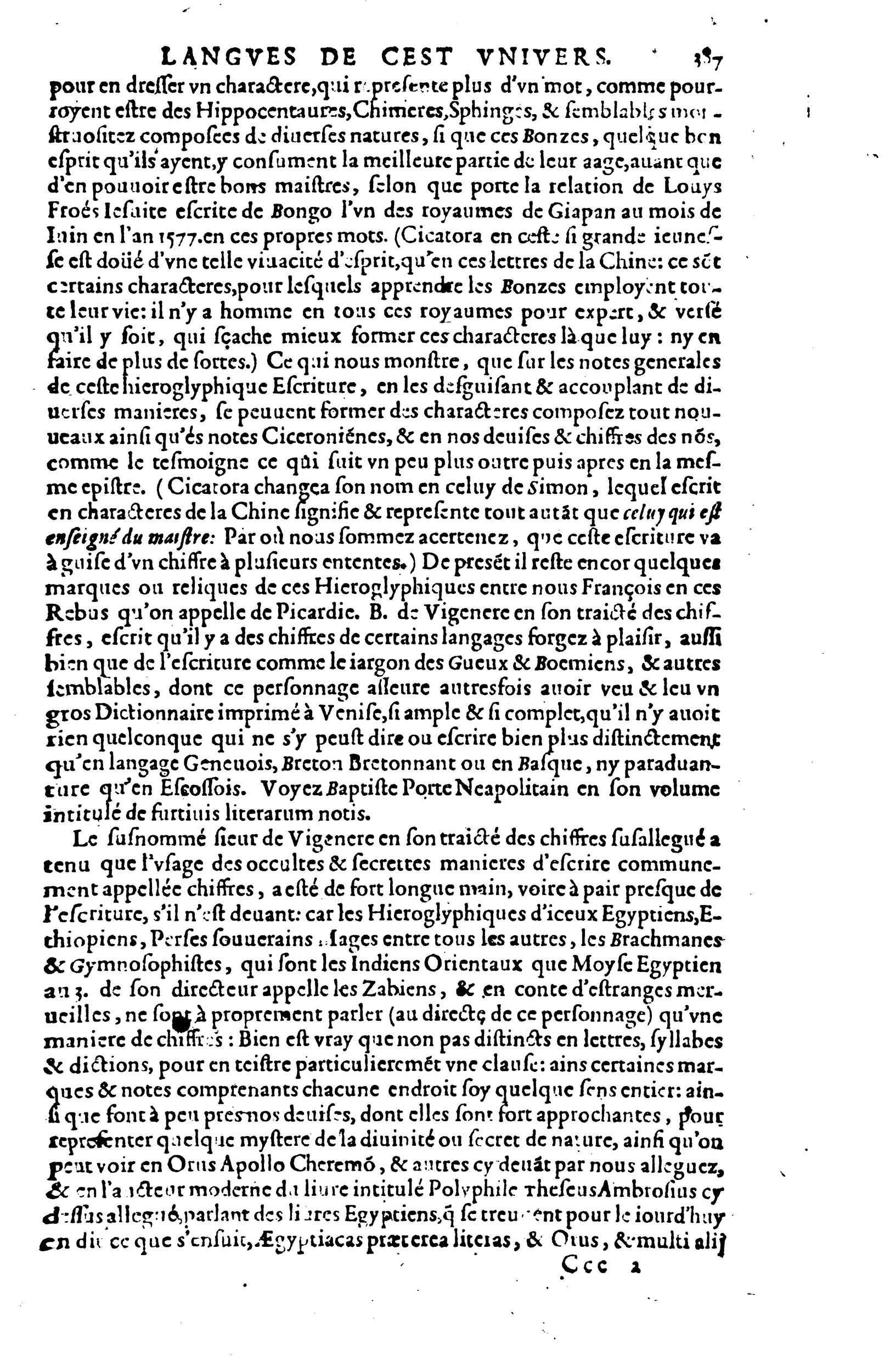1619 - SHC - Trésor de l’histoire des langues de cet univers - BM Lyon