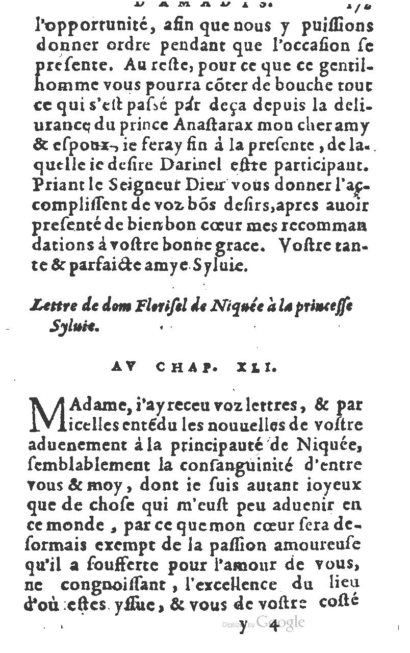 1582 - Jean Huguetan - Trésor des Amadis T. 1 - BM Lyon