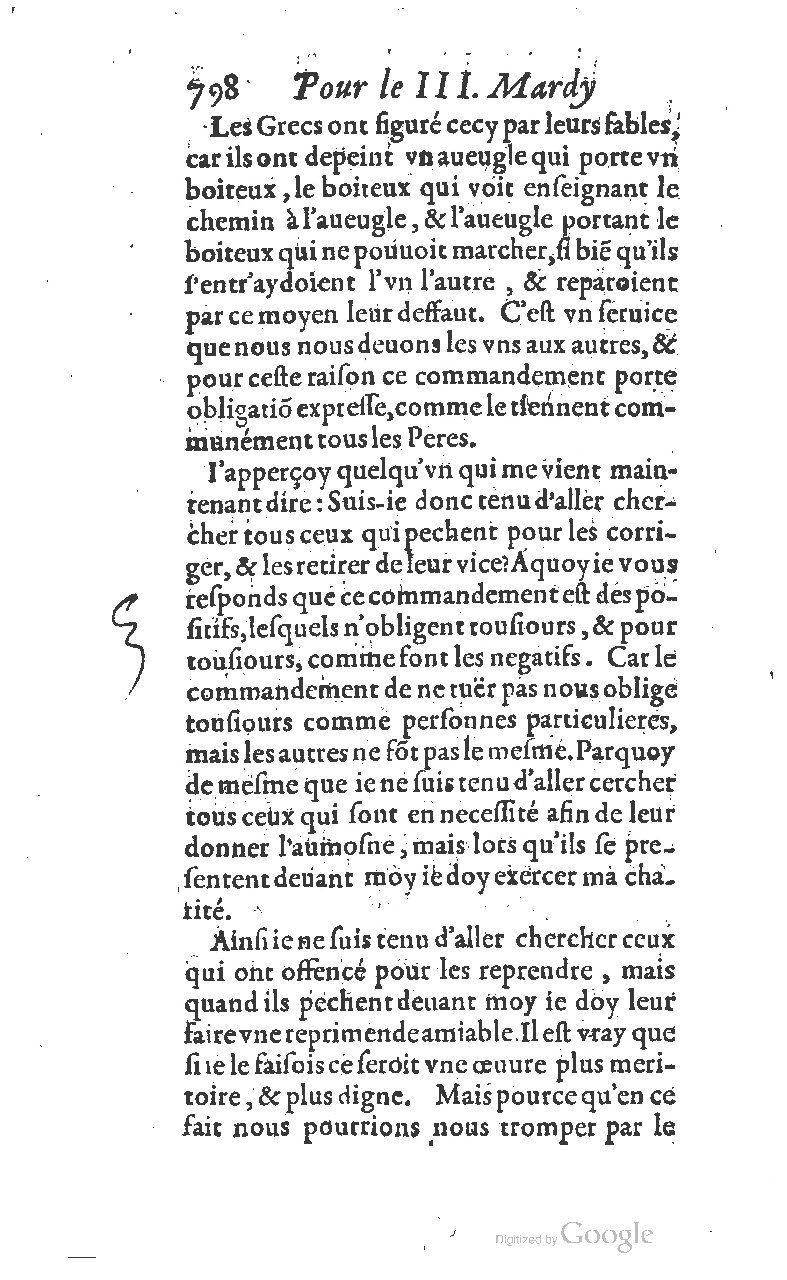 1607 - Nicolas Du Fossé - Trésor quadragésimal - T 01 - BM Lyon