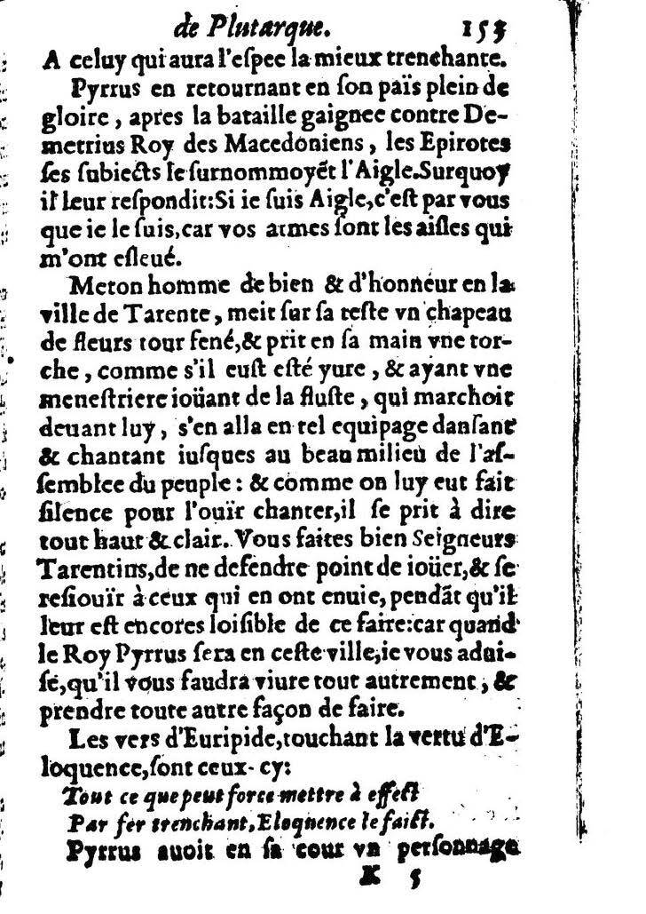 1611 - Pierre Rigaud - Trésor des vies de Plutarque - BM Lyon
