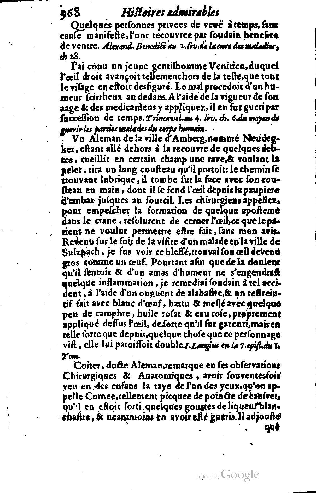 1628 - Jacques Crespin - Trésor d’histoires admirables et mémorables - BSB Munich