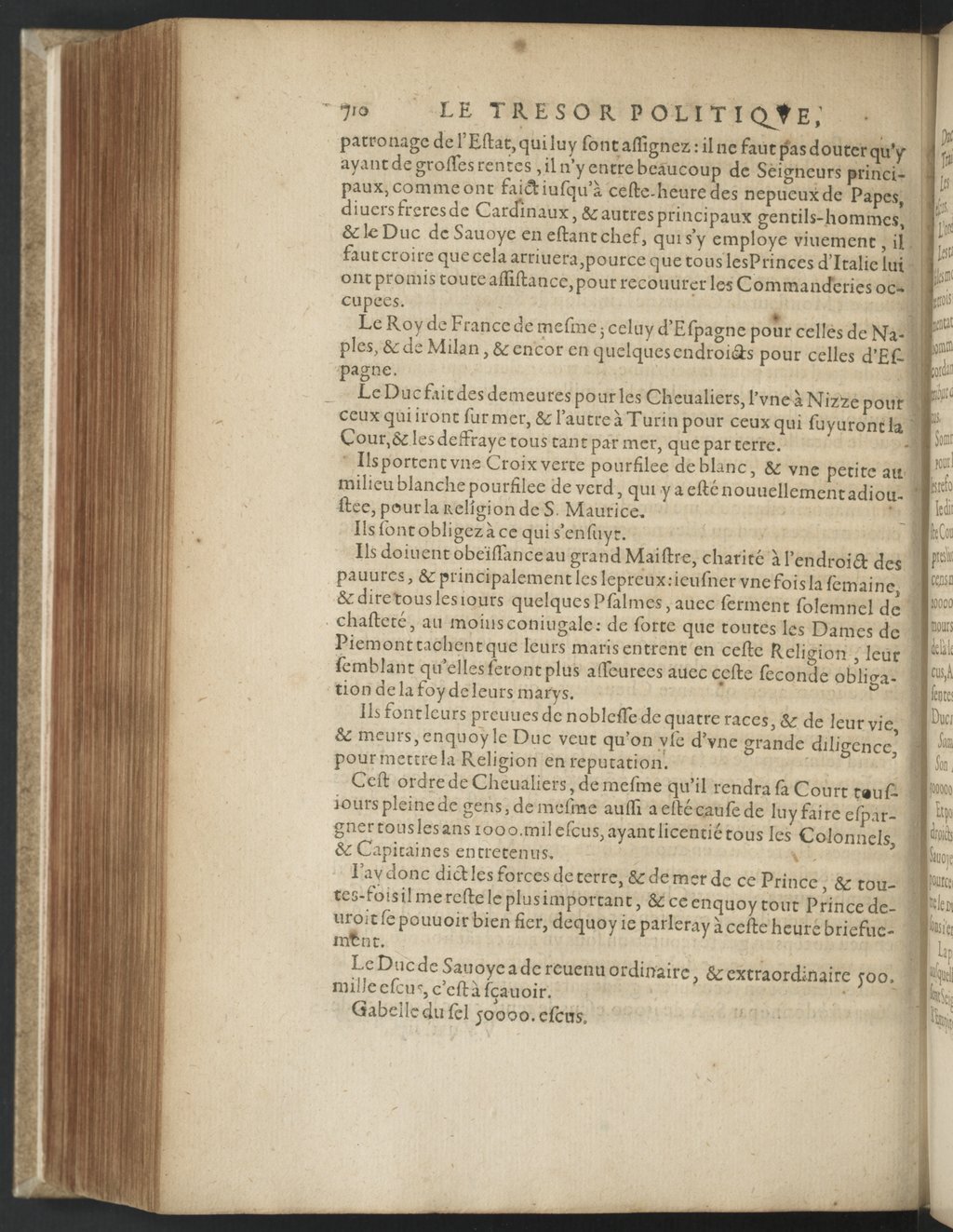 1608 - Nicolas Du Fossé - Trésor politique - BnF Tolbiac