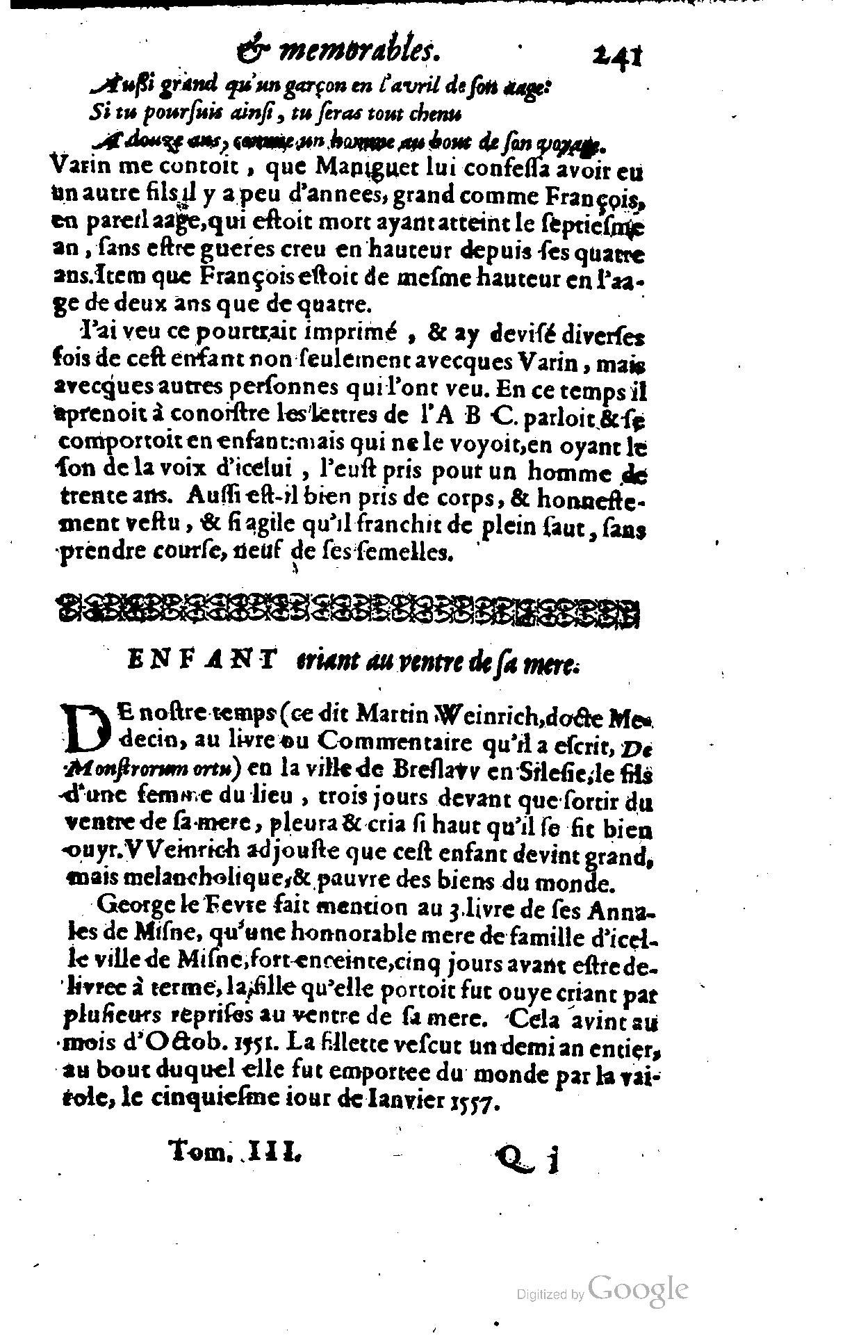 1628 - Jacques Crespin - Trésor d’histoires admirables et mémorables - BSB Munich