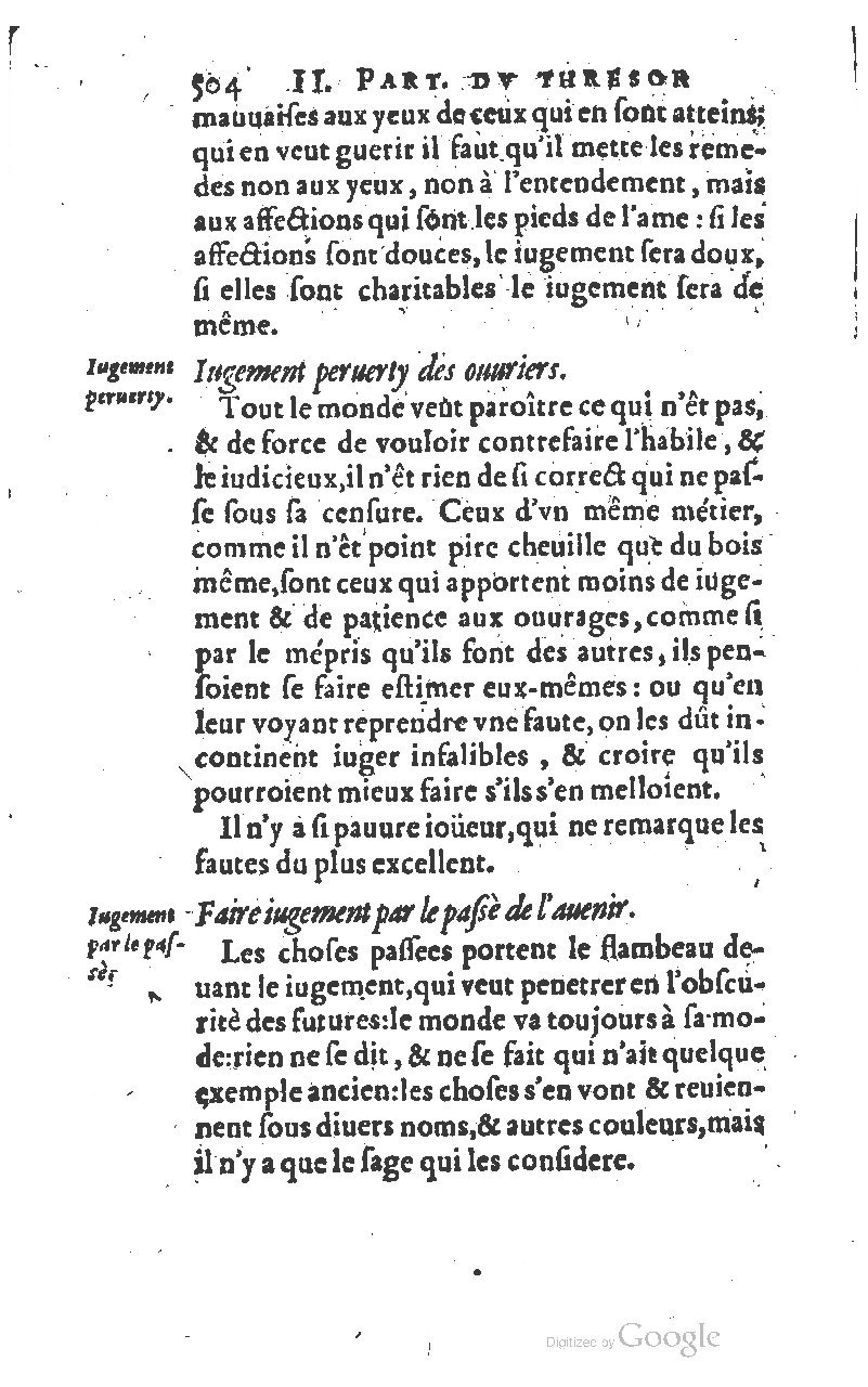 1610 - Louis Coste - Trésor de l’éloquence française (Seconde partie) - BM Lyon