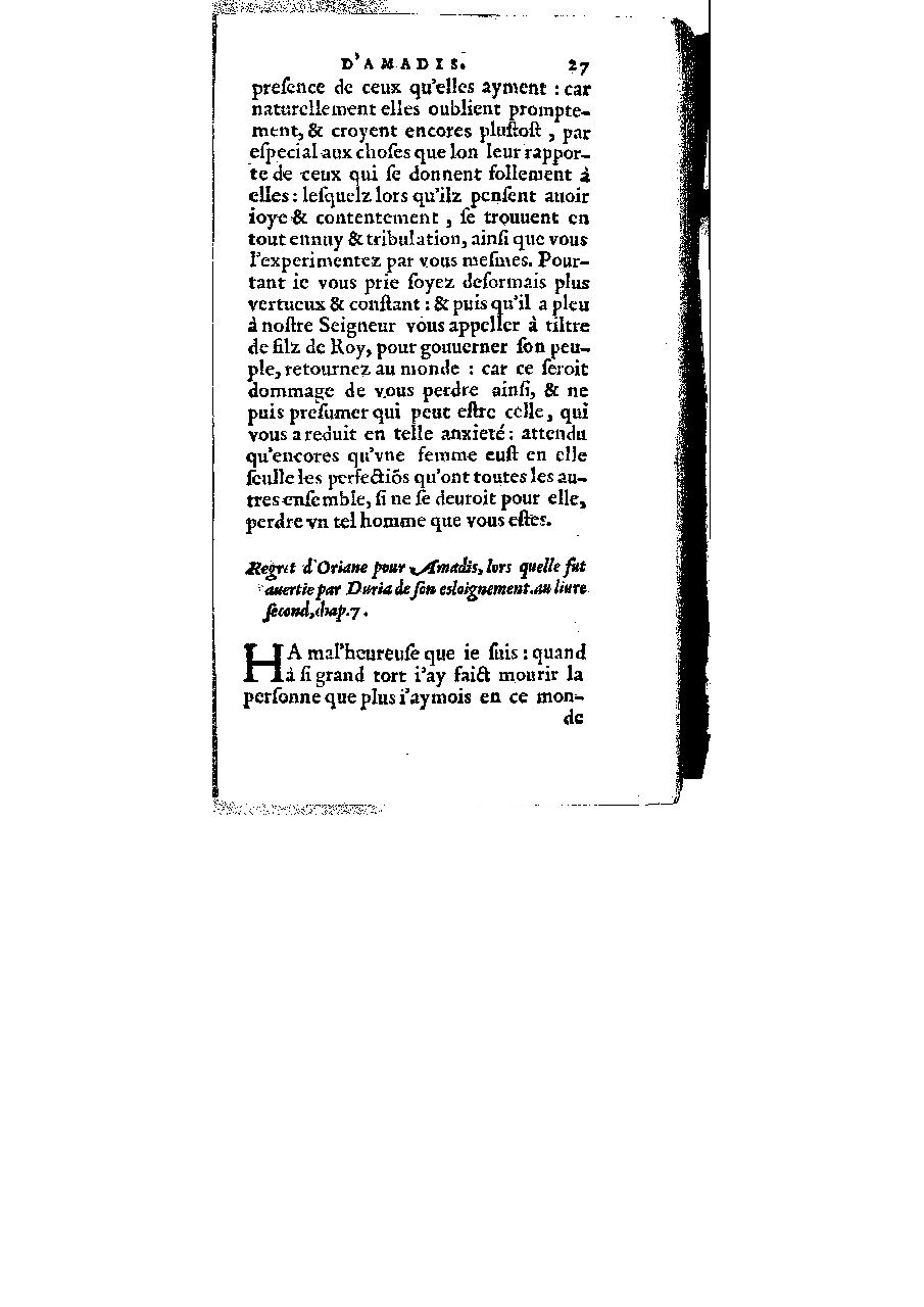 1572 - Veuve Gabriel Cotier - Trésor des Amadis - BM Lyon