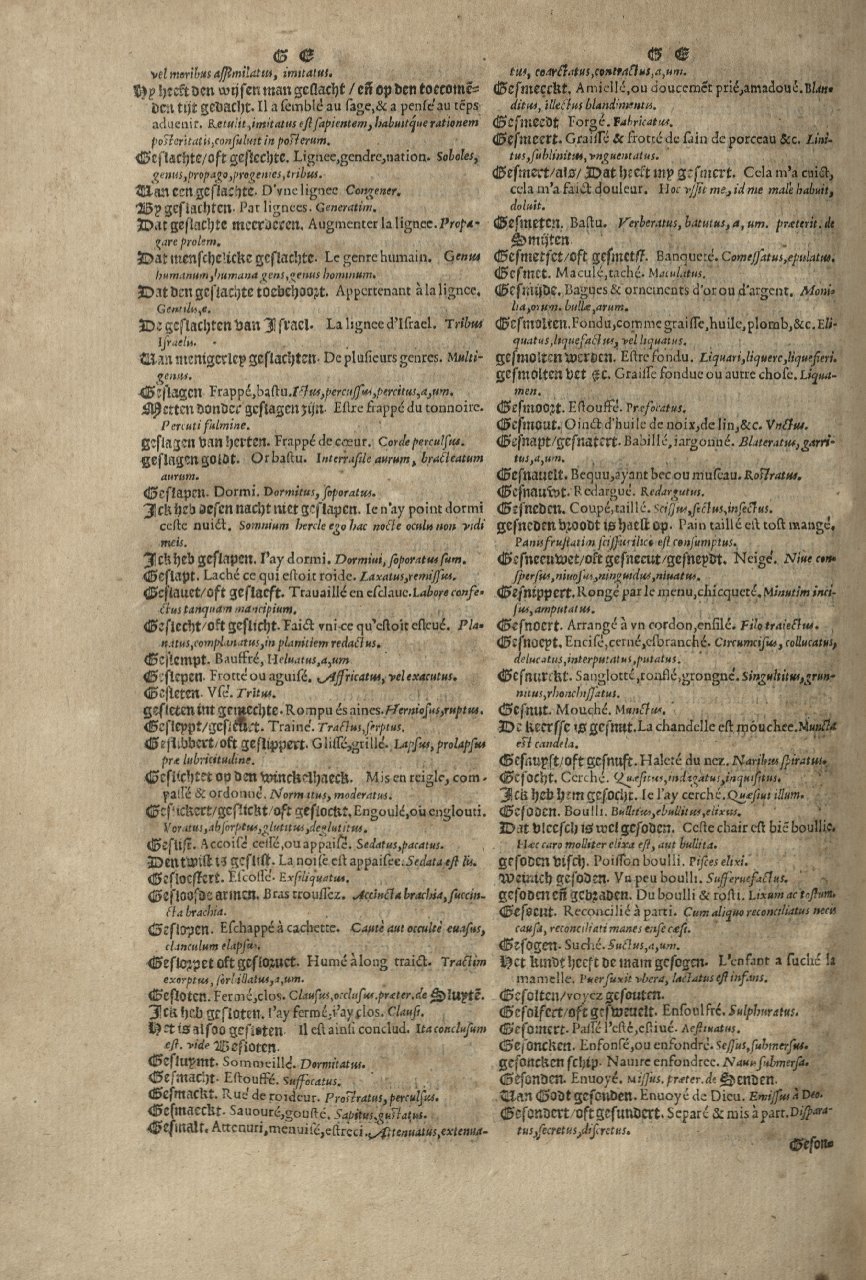 1573 - Christophe Plantin - Trésor du langage bas-allemand - Greifswald 1573 - Christophe Plantin - Trésor du langage bas-allemand - Greifswald