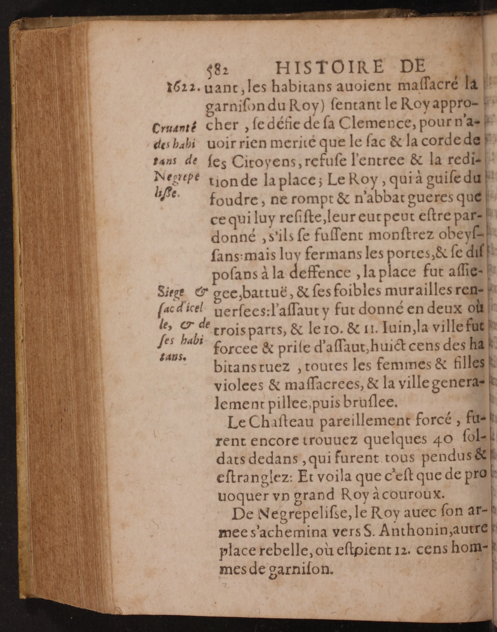 1626 - Joseph Bouillerot - Trésor de l’histoire générale de notre temps - BnF Arsenal