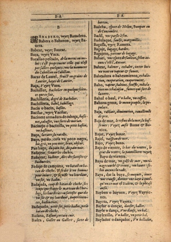 1607 - Marc Orry - Trésor des deux langues espagnole et française (Première et Seconde parties) - ÖNB Wien