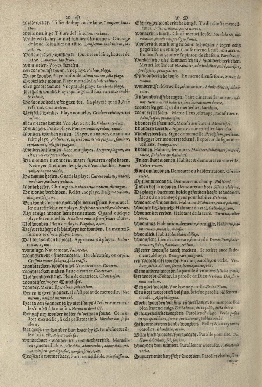 1573 - Christophe Plantin - Trésor du langage bas-allemand - Greifswald 1573 - Christophe Plantin - Trésor du langage bas-allemand - Greifswald