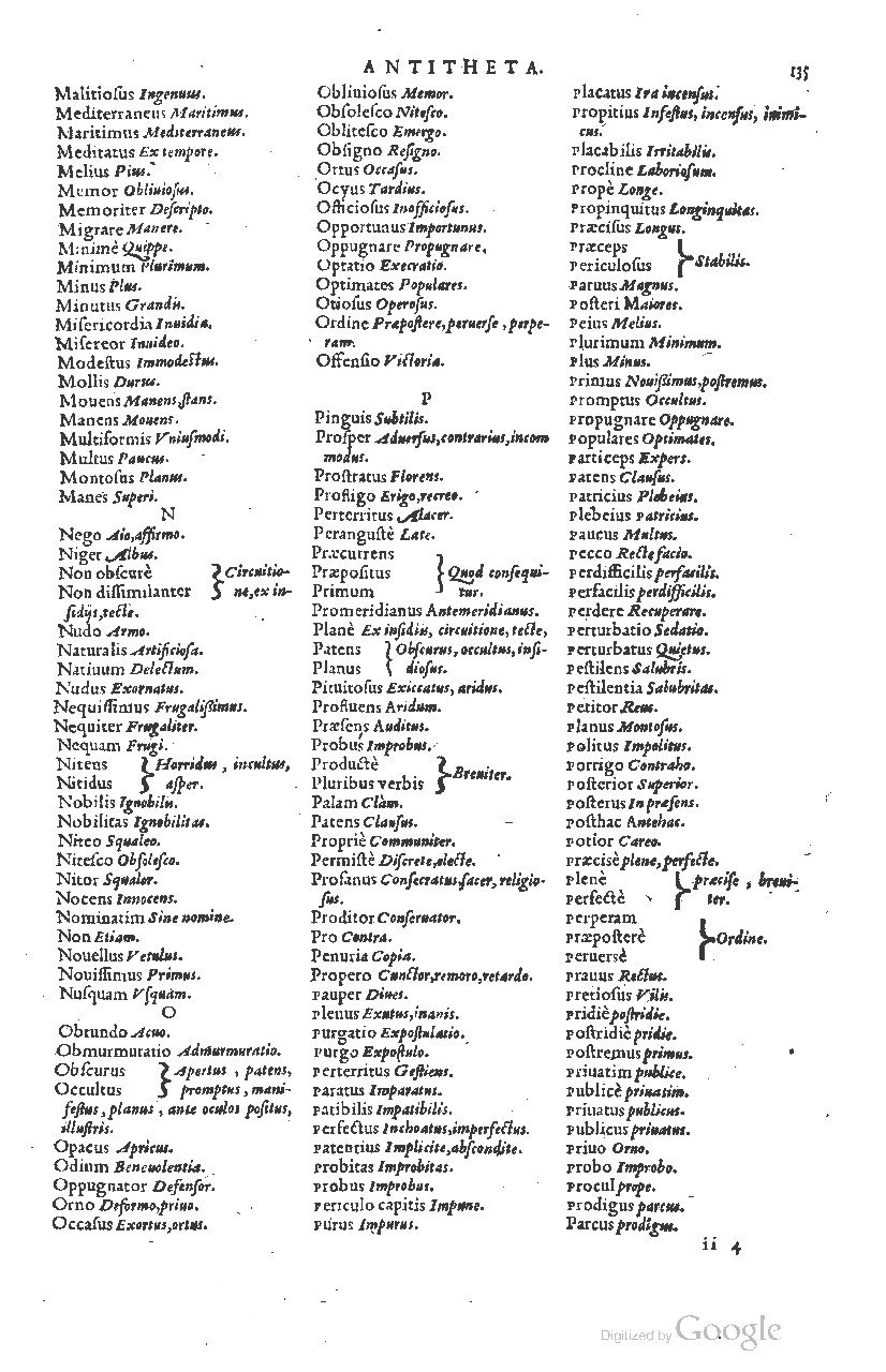 1585 - Simphorianum Beraud et Stephanum Michaëlem - Trésor des mots et traits français - Barcelone