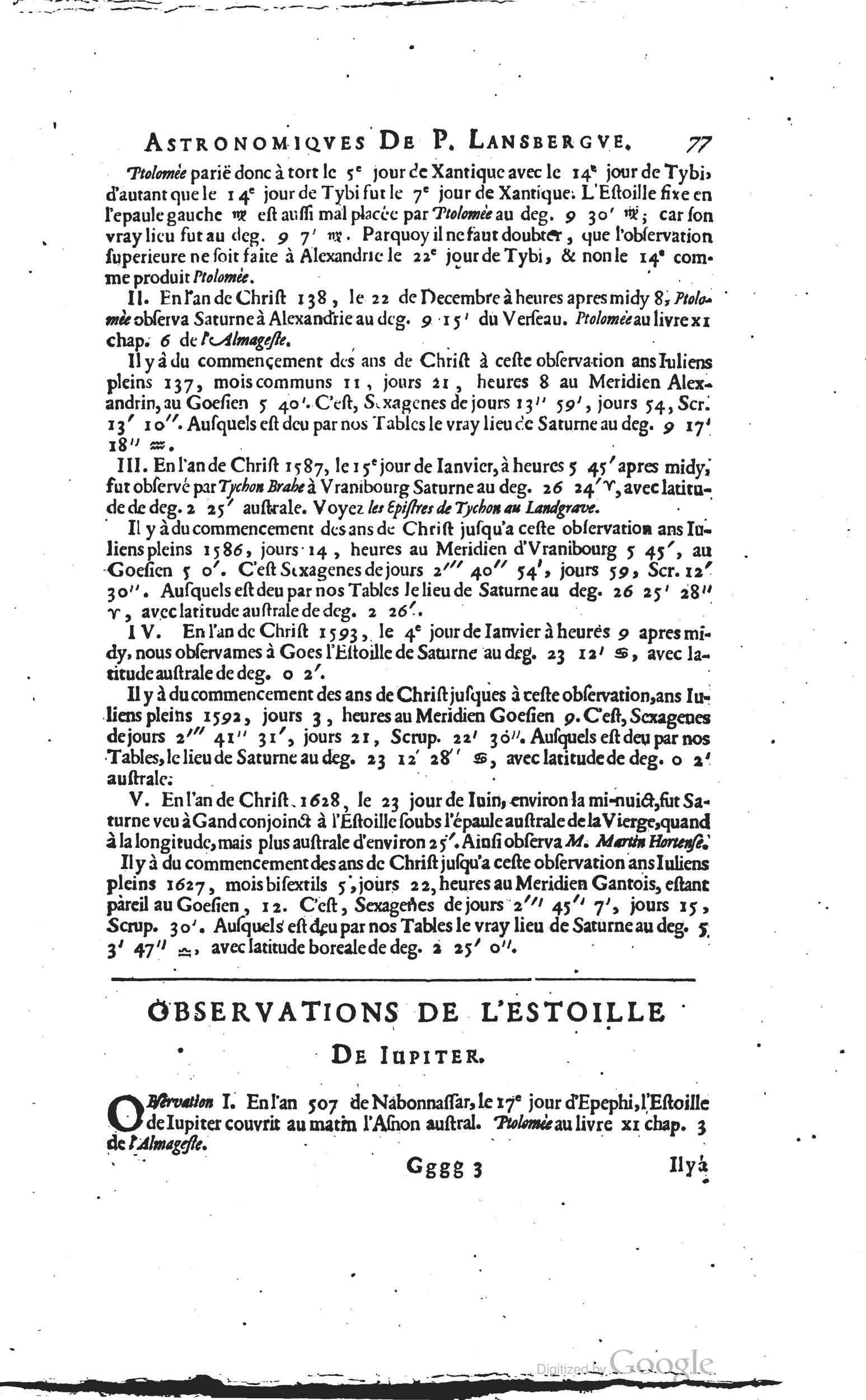 1634 - Zacharie Roman - Les Tables perpétuelles - Universiteit Leiden