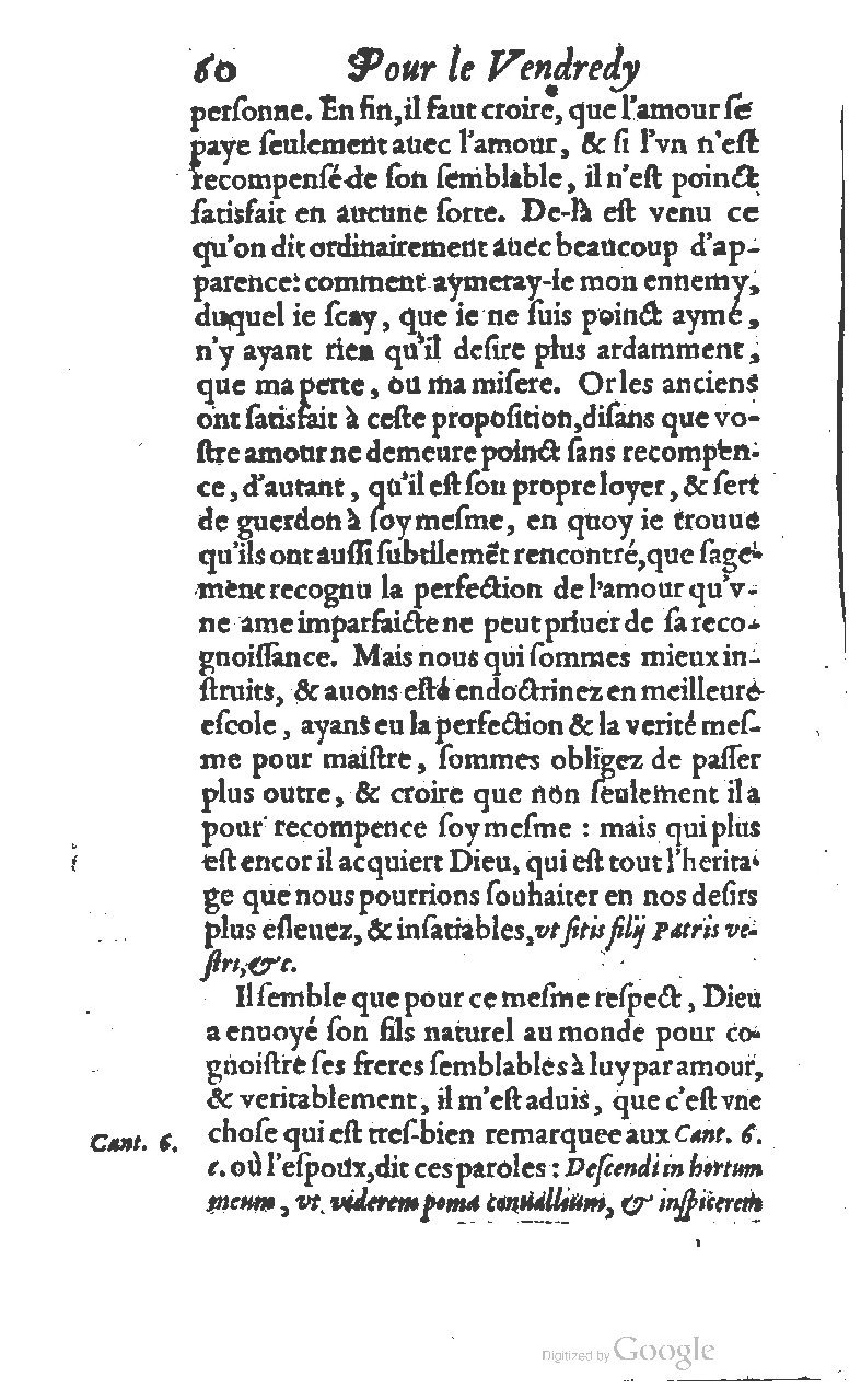 1607 - Nicolas Du Fossé - Trésor quadragésimal - T 01 - BM Lyon