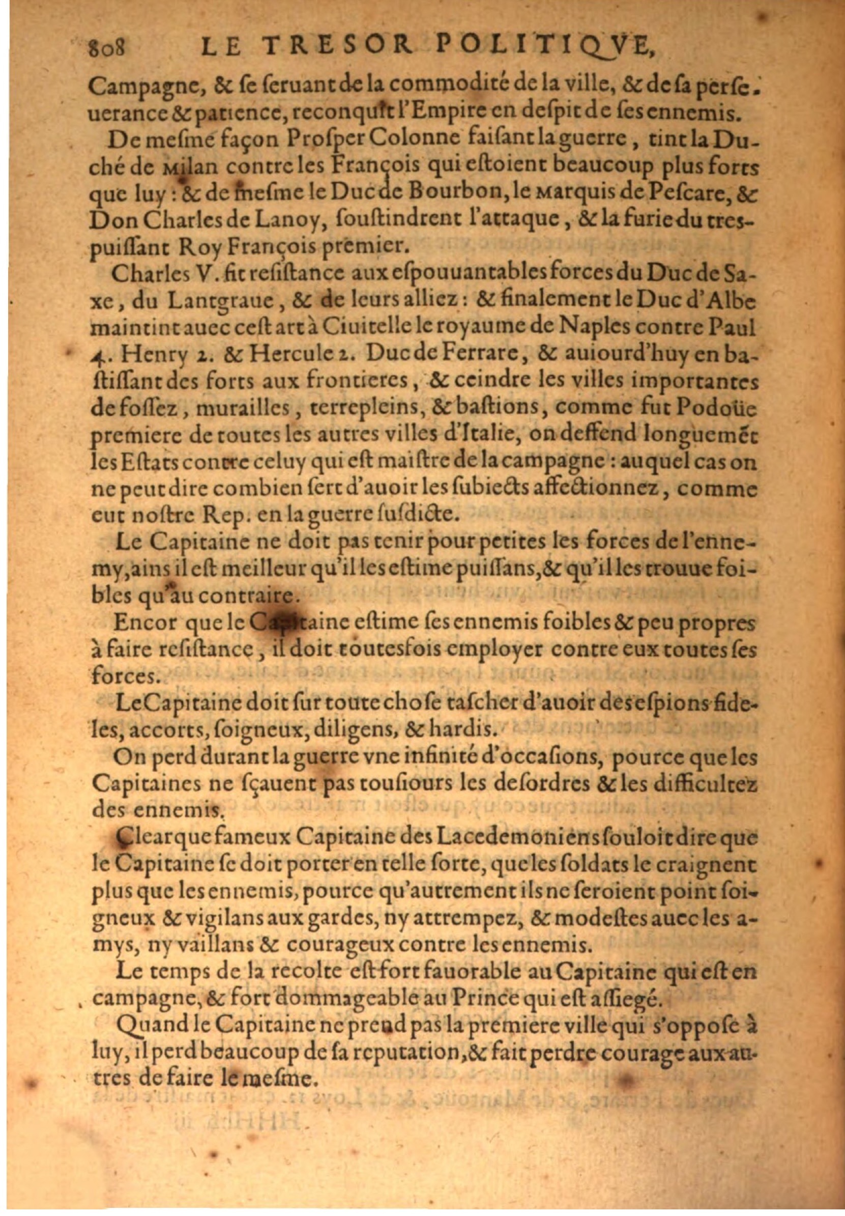 1608 - Pierre Chevalier - Trésor politique - BSB Munich