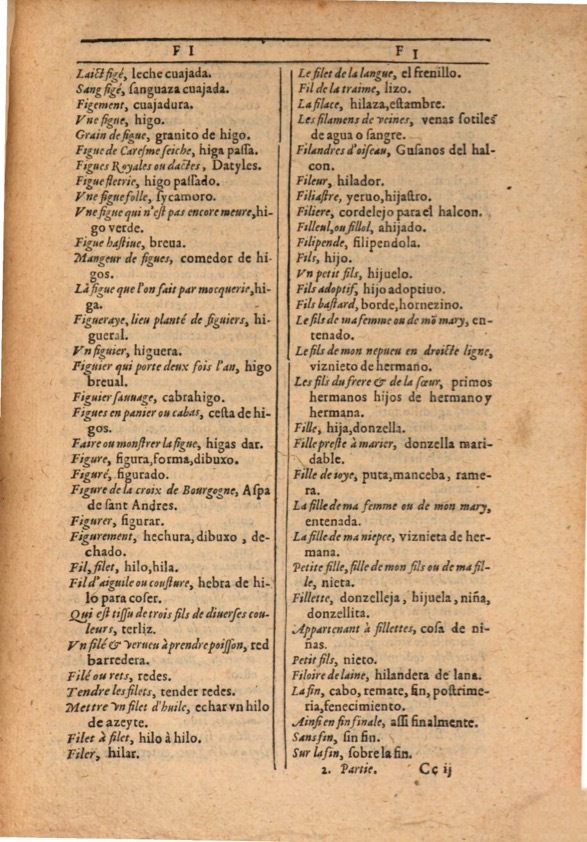 1607 - Marc Orry - Trésor des deux langues espagnole et française (Première et Seconde parties) - ÖNB Wien