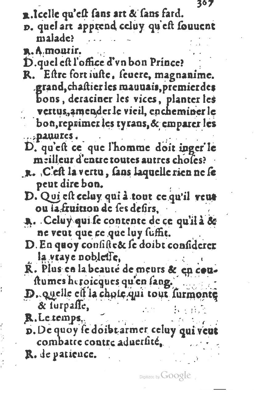 1581 - Nicolas Bonfons  - Trésor des sentences dorées - Princeton
