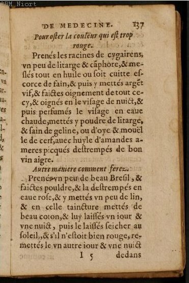 1586 - Benoît Rigaud - Trésor des fleurs et secrets de médecine - Université Paris Cité