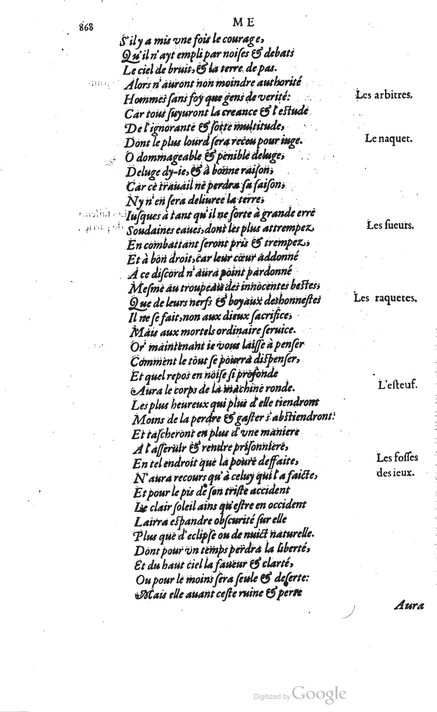 1585 - Barthélemy Honorat - Bibliothèques françaises - BSB Munich