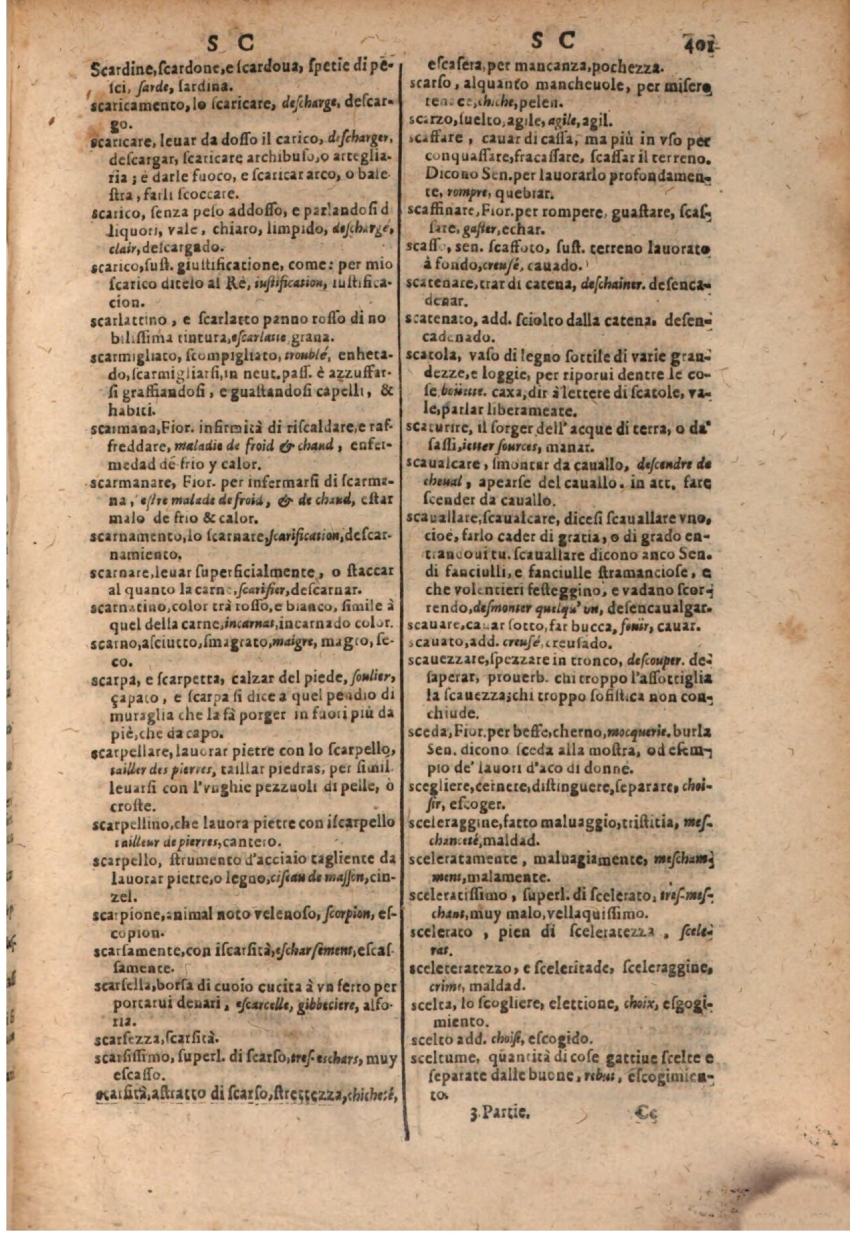 1637 - Jacques Crespin - Trésor des trois langues (Trois parties) - BSB Munich