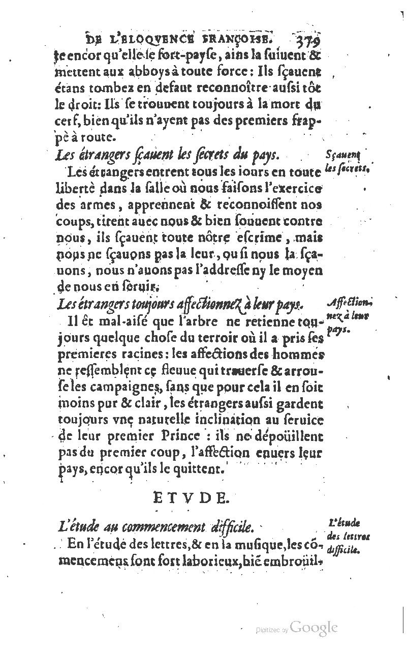 1610 - Louis Coste - Trésor de l’éloquence française (Seconde partie) - BM Lyon