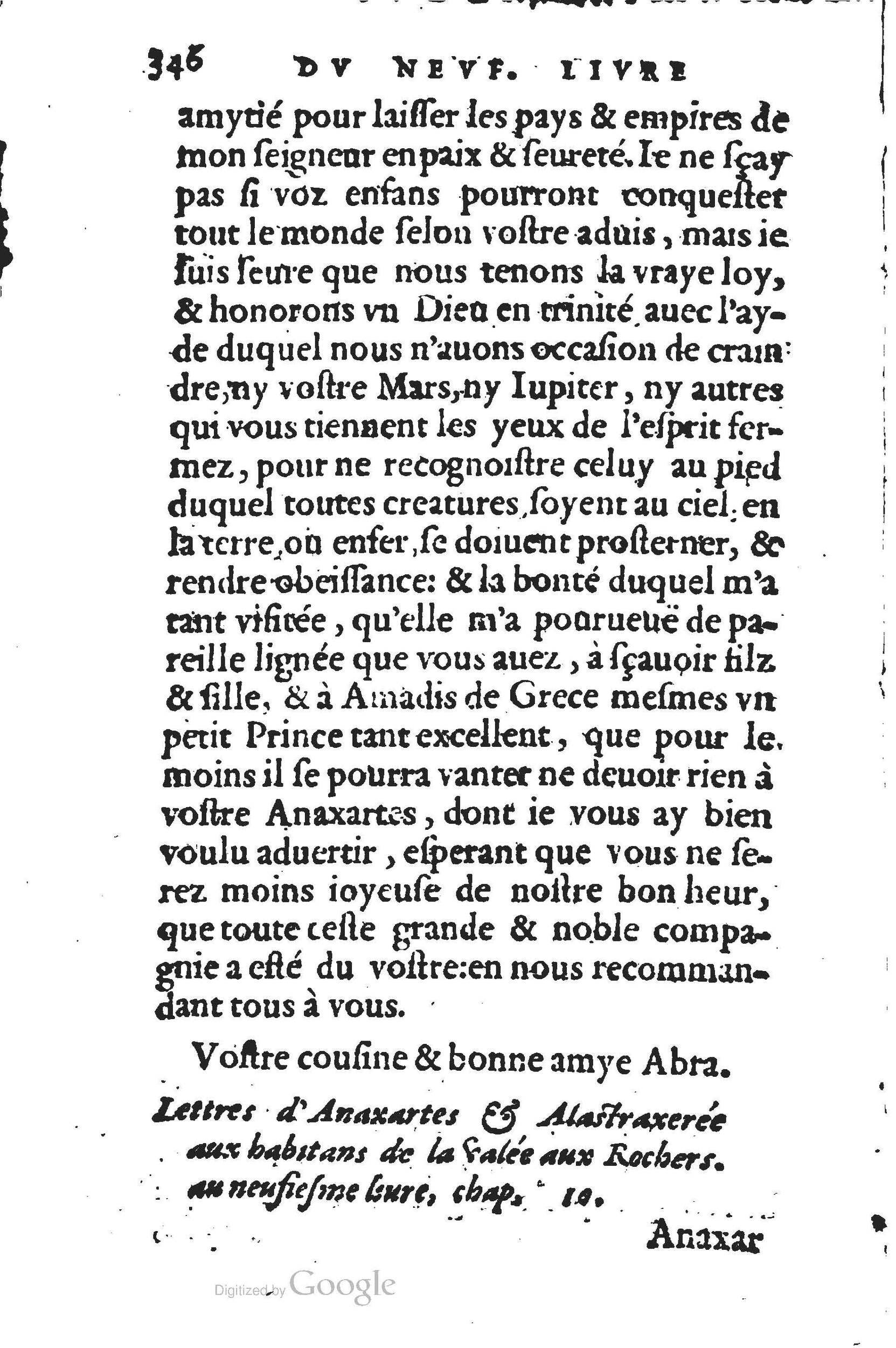 1560 - Jean d’Ogerolles et Gabriel Cotier Lyon - Trésor des Amadis - BSB Munich