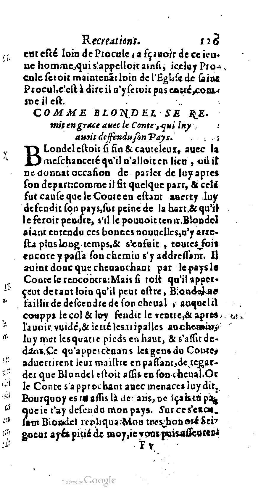 1611 - Romain de Beauvais - Trésor des récréations - BM Lyon