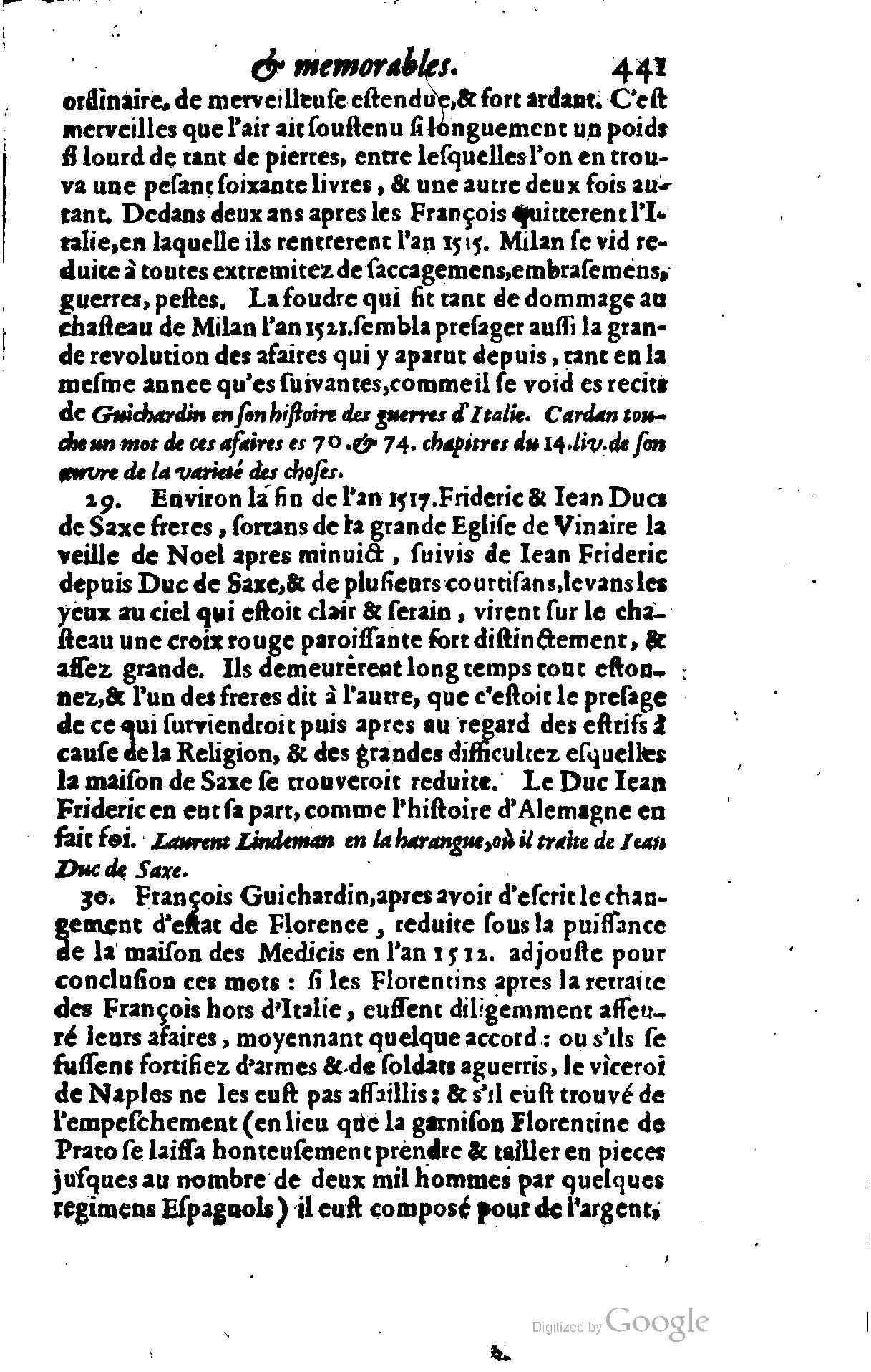 1628 - Jacques Crespin - Trésor d’histoires admirables et mémorables - BSB Munich