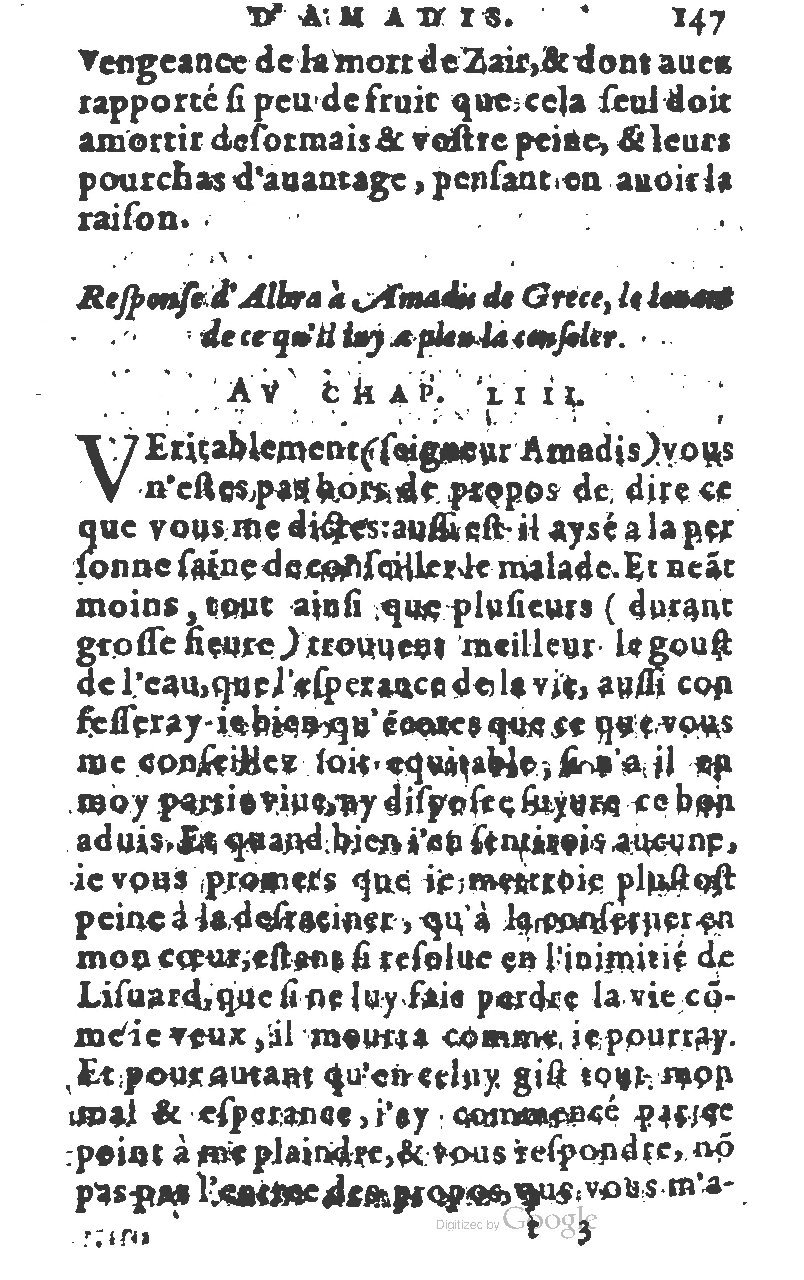 1582 - Jean Huguetan - Trésor des Amadis T. 1 - BM Lyon 1582 - Jean Huguetan - Trésor des Amadis T. 1 - BM Lyon