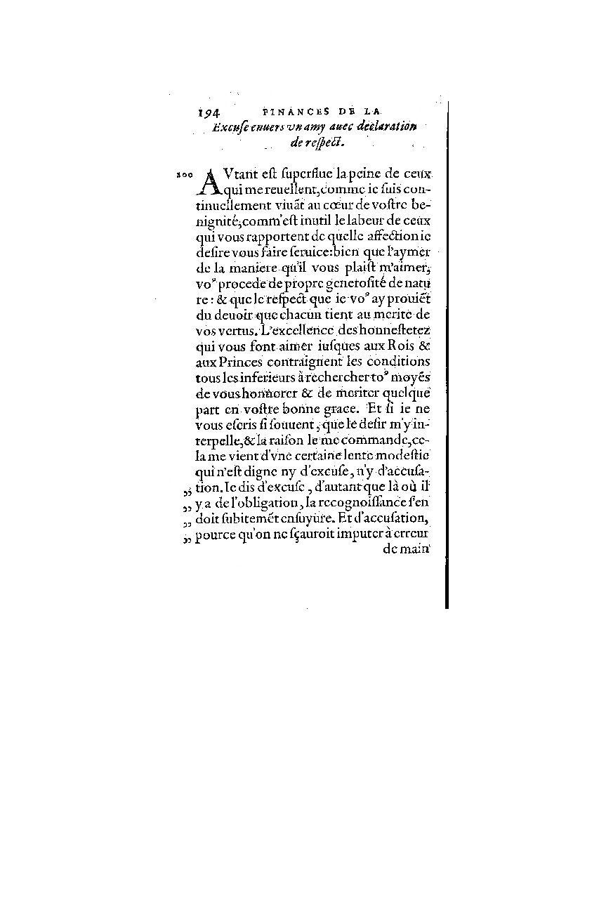 1572 - Nicolas Du Chemin - Finances et Trésor de la plume française - BM Lyon
