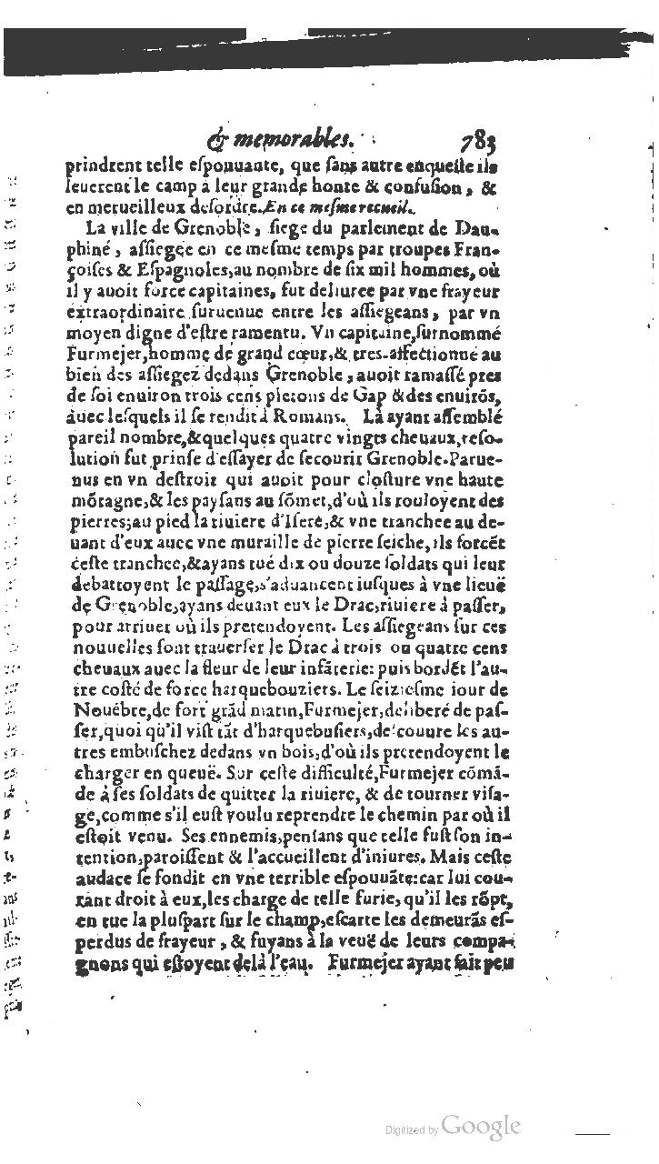1610 - Paul Marceau - Trésor d’histoires admirables et mémorables - BSB Munich