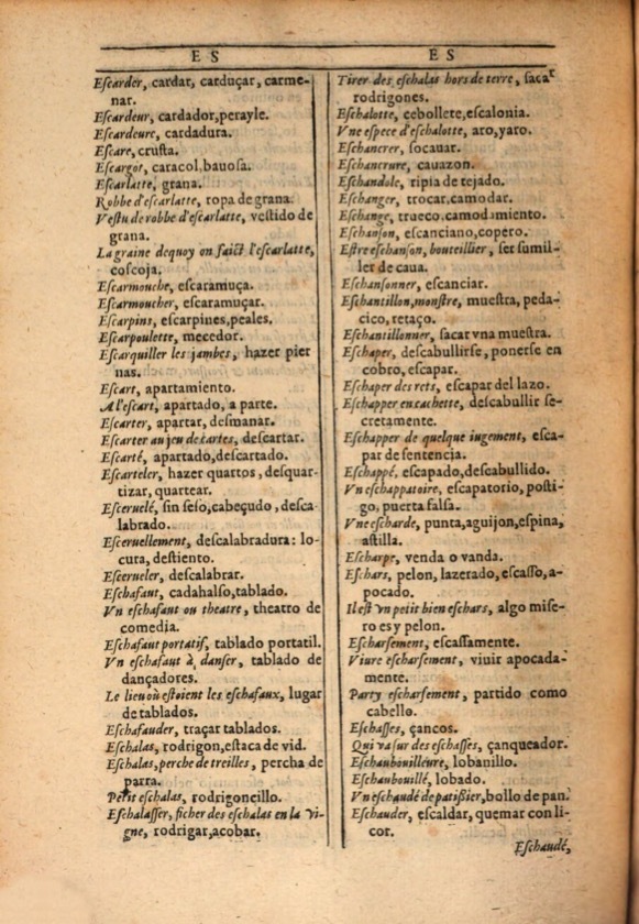 1607 - Marc Orry - Trésor des deux langues espagnole et française (Première et Seconde parties) - ÖNB Wien