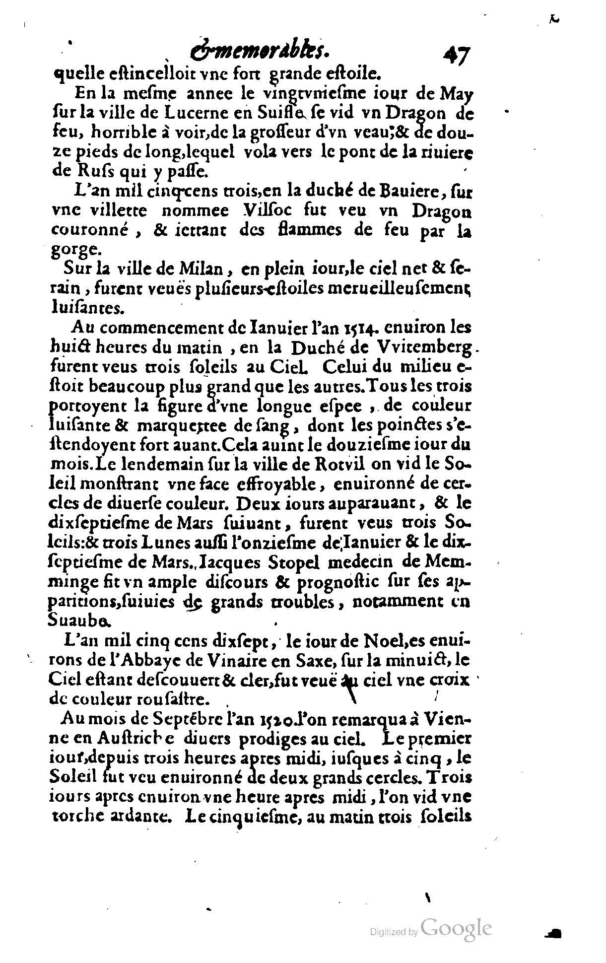 1620 - Samuel Crespin - Trésor d’histoires admirables et mémorables - BCU Lausanne