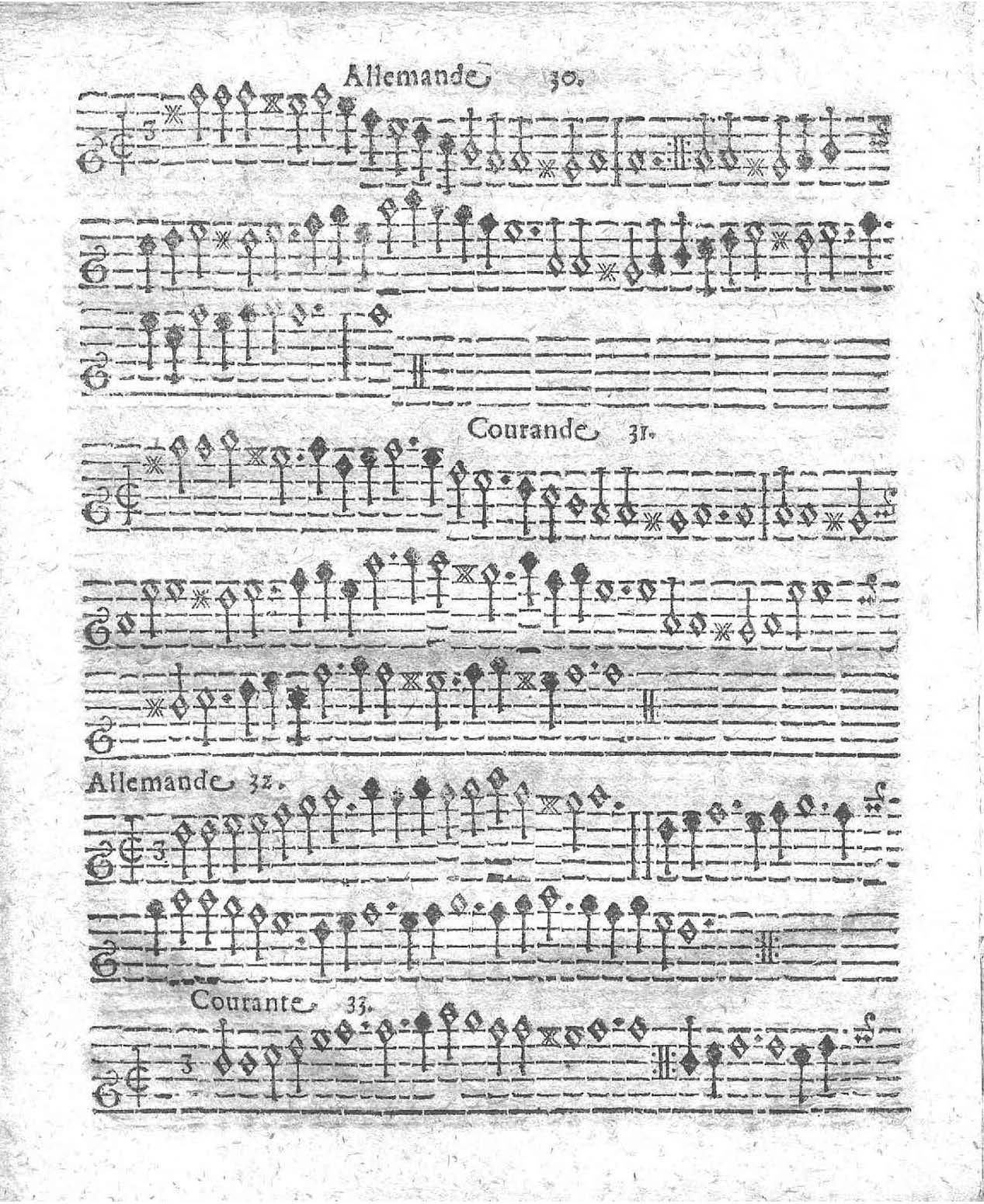 1621 - Jehan Weidnern - Trésor de toutes sortes de danses nouvelles à la française, allemande, espagnole, et italienne, à cinq et six parties - Vatican Apostolic Library