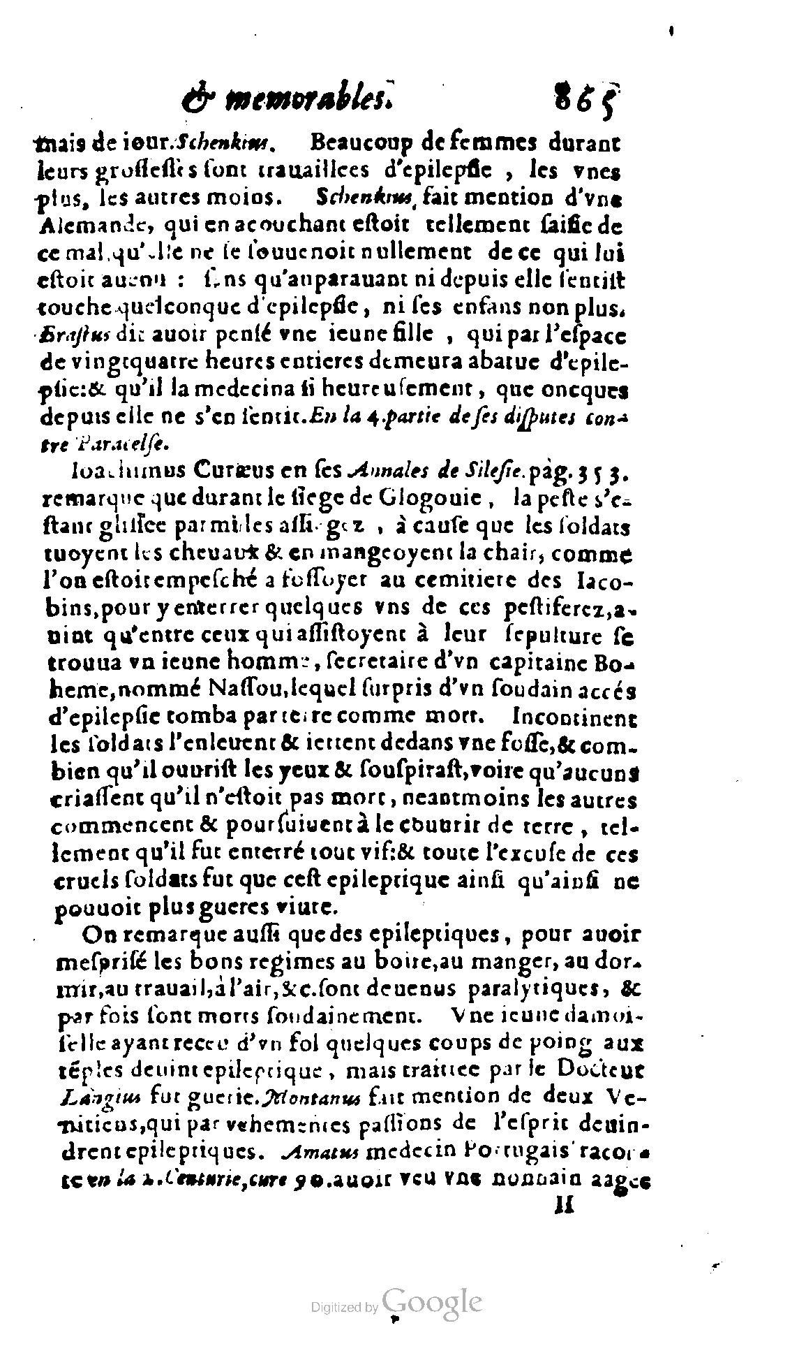 1620 - Samuel Crespin - Trésor d’histoires admirables et mémorables - BCU Lausanne