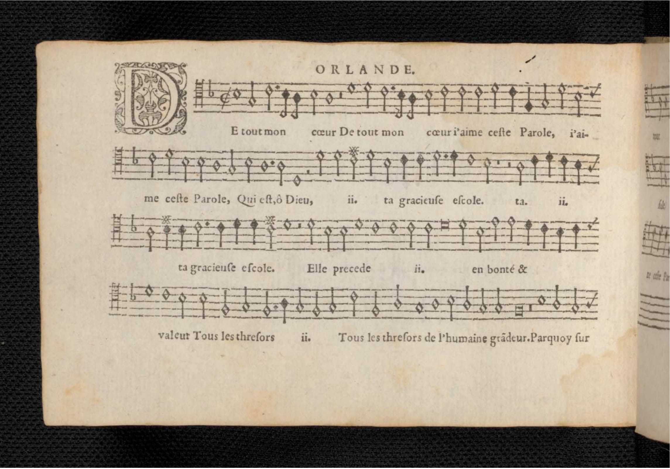 1576 - [Pierre de Saint-André] - Trésor de musique d’Orlande de Lassus Quinta et Sexta pars - KBR Bruxelles