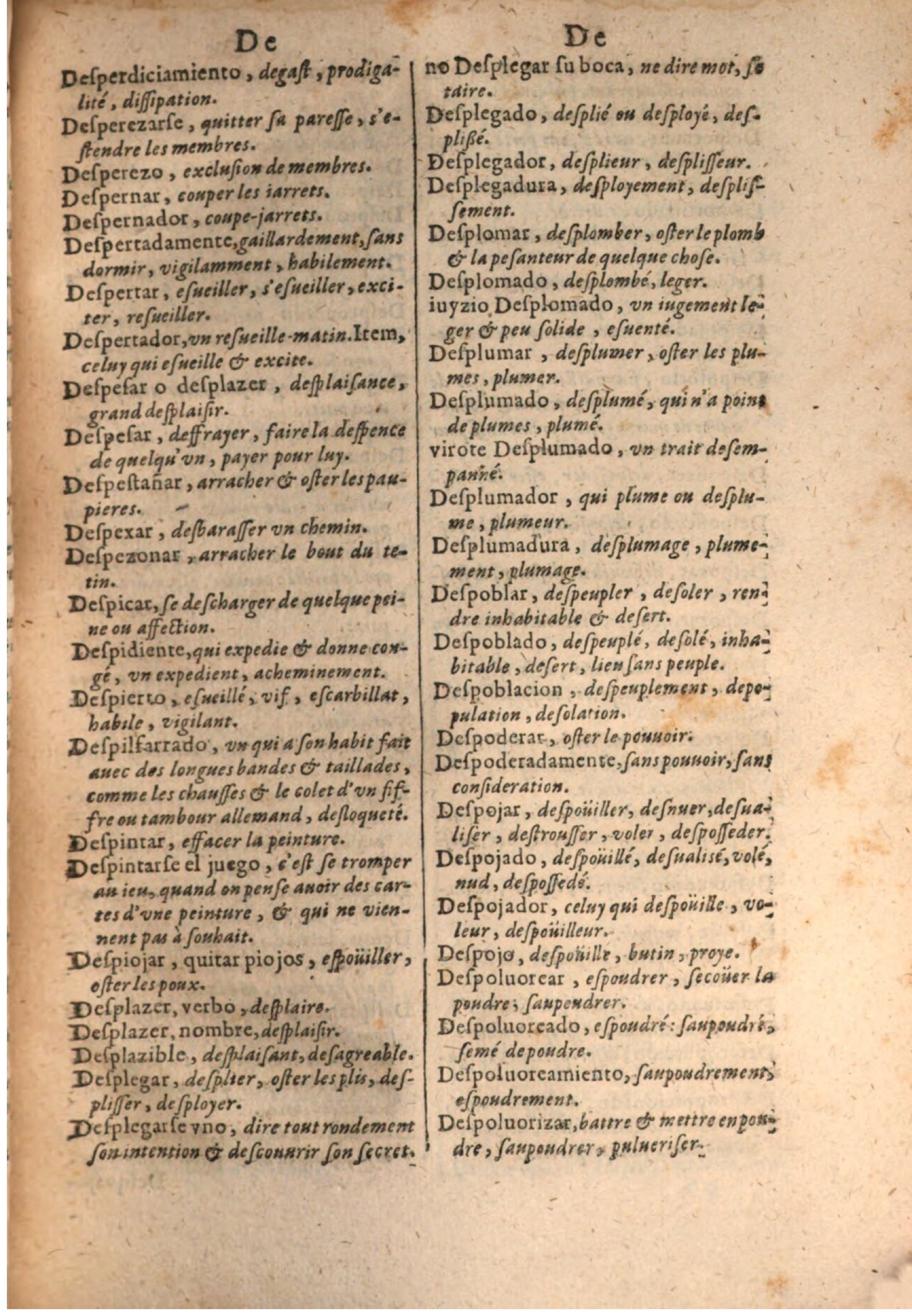 1645 - A. de Sommaville et A. Courbé - Trésor des deux langues espagnole et française - BSB Munich 1645 - A. de Sommaville et A. Courbé - Trésor des deux langues espagnole et française - BSB Munich