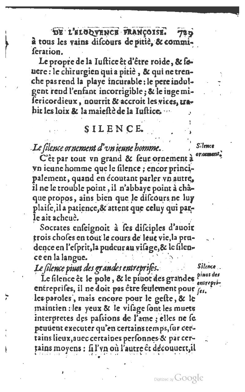 1610 - Louis Coste - Trésor de l’éloquence française (Seconde partie) - BM Lyon