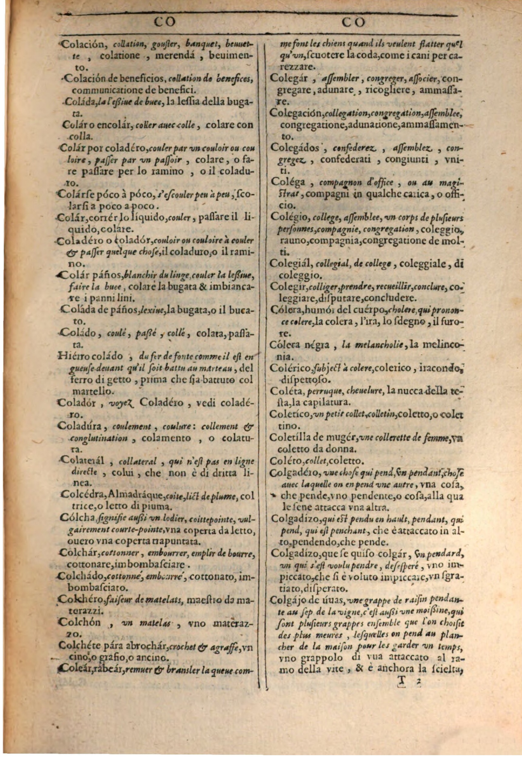 1609 - Philippe Albert et Alexandre Pernet - Trésor des trois langues française, italienne et espagnole (Première partie) - BSB Munich 1609 - Philippe Albert et Alexandre Pernet - Trésor des trois langues française, italienne et espagnole (Première partie) - BSB Munich