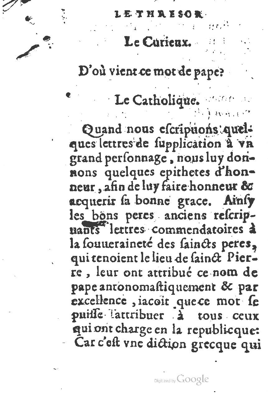 1578 - Jean de Bordeaux - Trésor de l’Église catholique - BM Lyon