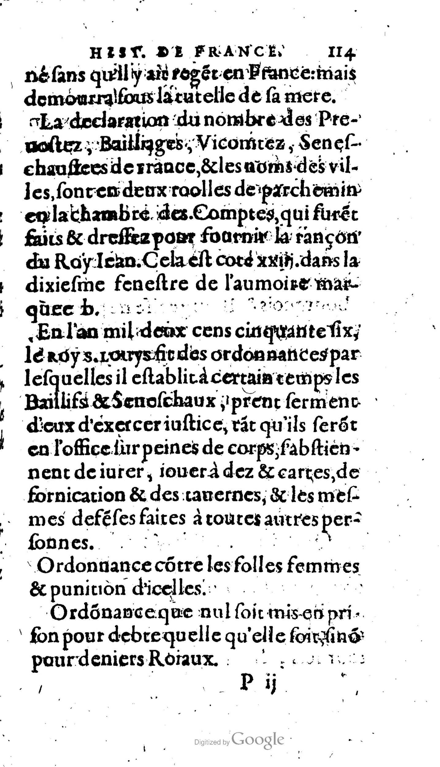 1604 - Galiot Corrozet - Trésor des histoires de France - BNC Florence