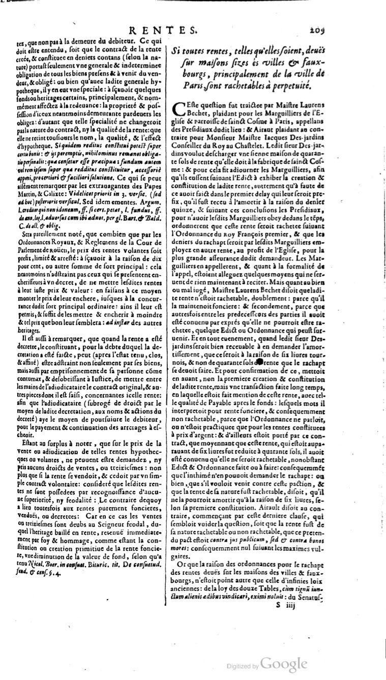 1629 - Veuve Nicolas Buon - Trésor du droit français (21754 T. 3) - BM Lyon