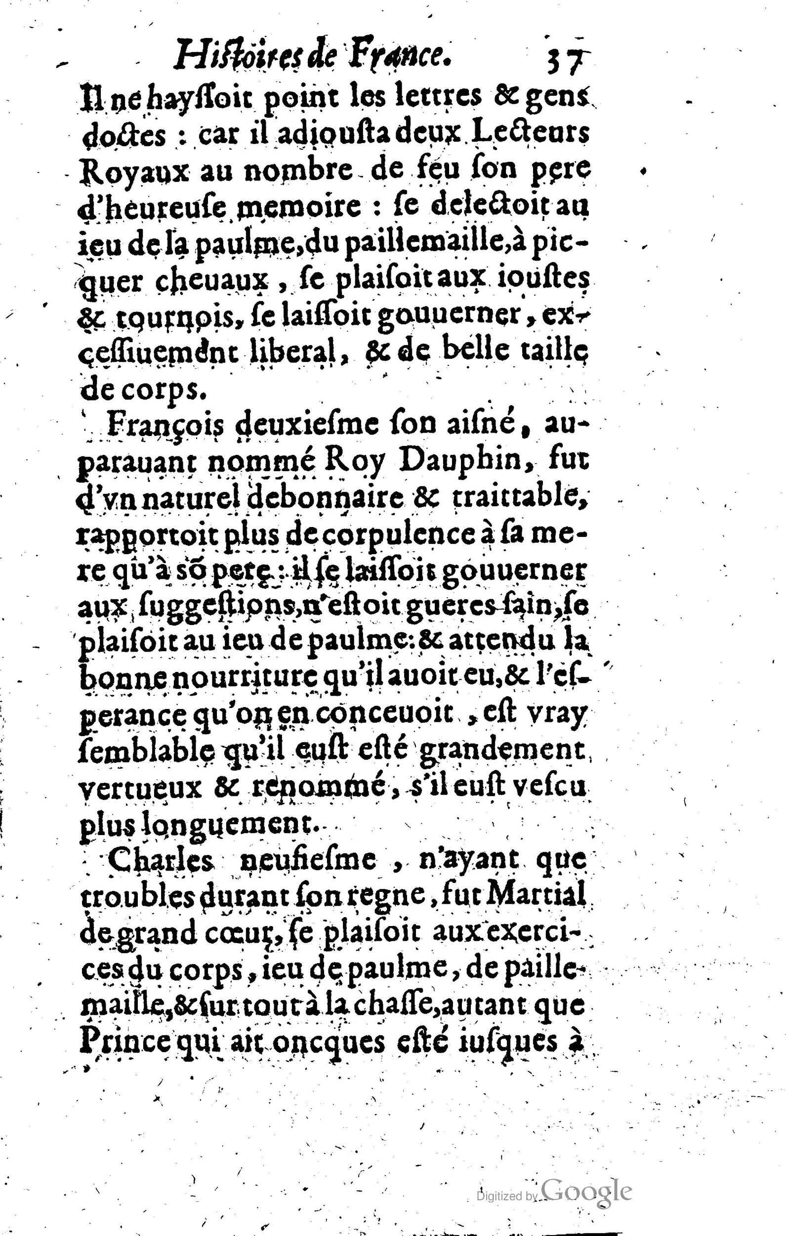 1619 - Jean Corrozet - Trésor des histoires de France - Anvers Musée Plantin-Moretus