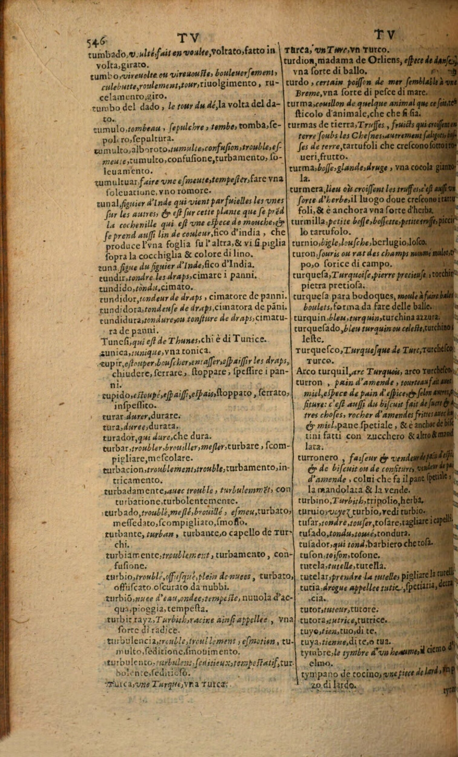 1617 - Samuel Crespin - Trésor des trois langues espagnole, française et italienne (Première partie) - Regensburg