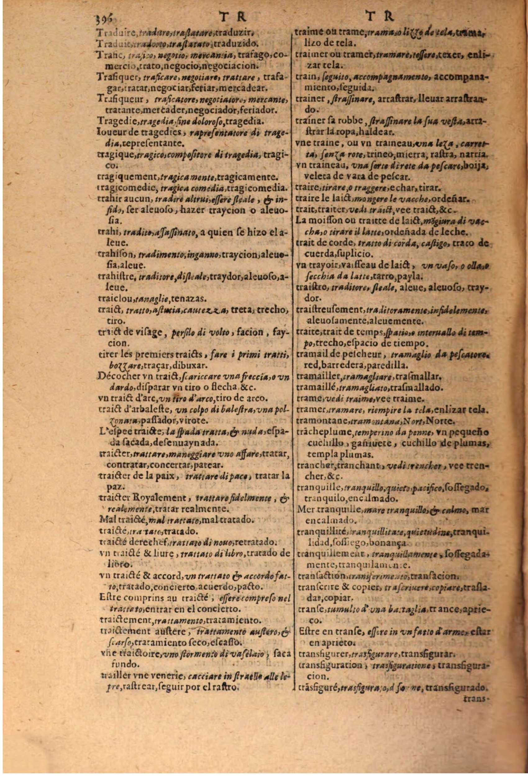 1616 - Pierre de la Rovière - Trésor des trois langues (Seconde partie) - BSB Munich