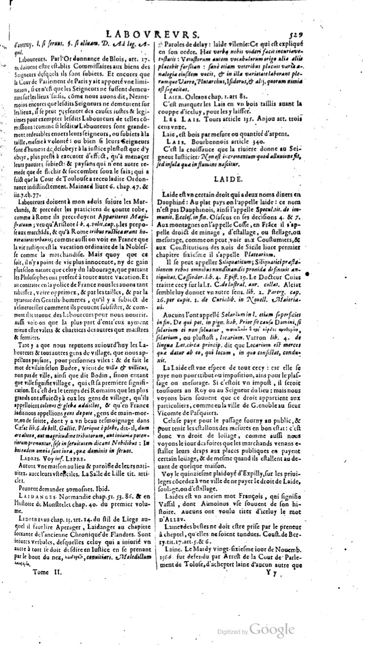 1629 - Veuve Nicolas Buon - Trésor du droit français (29620 T. 2) - BM Lyon