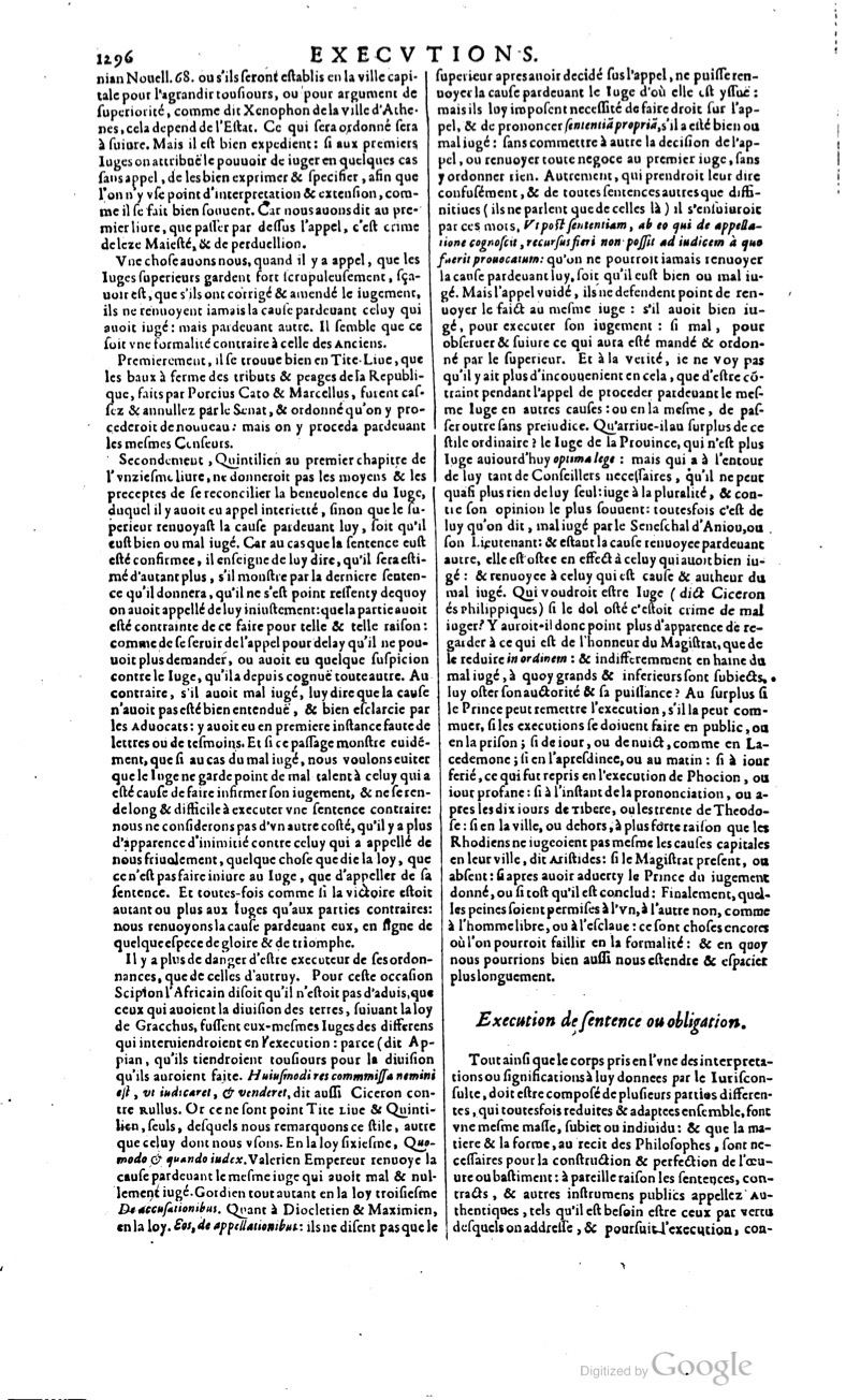 1629 - Veuve Nicolas Buon - Trésor du droit français (21754 T. 1) - BM Lyon